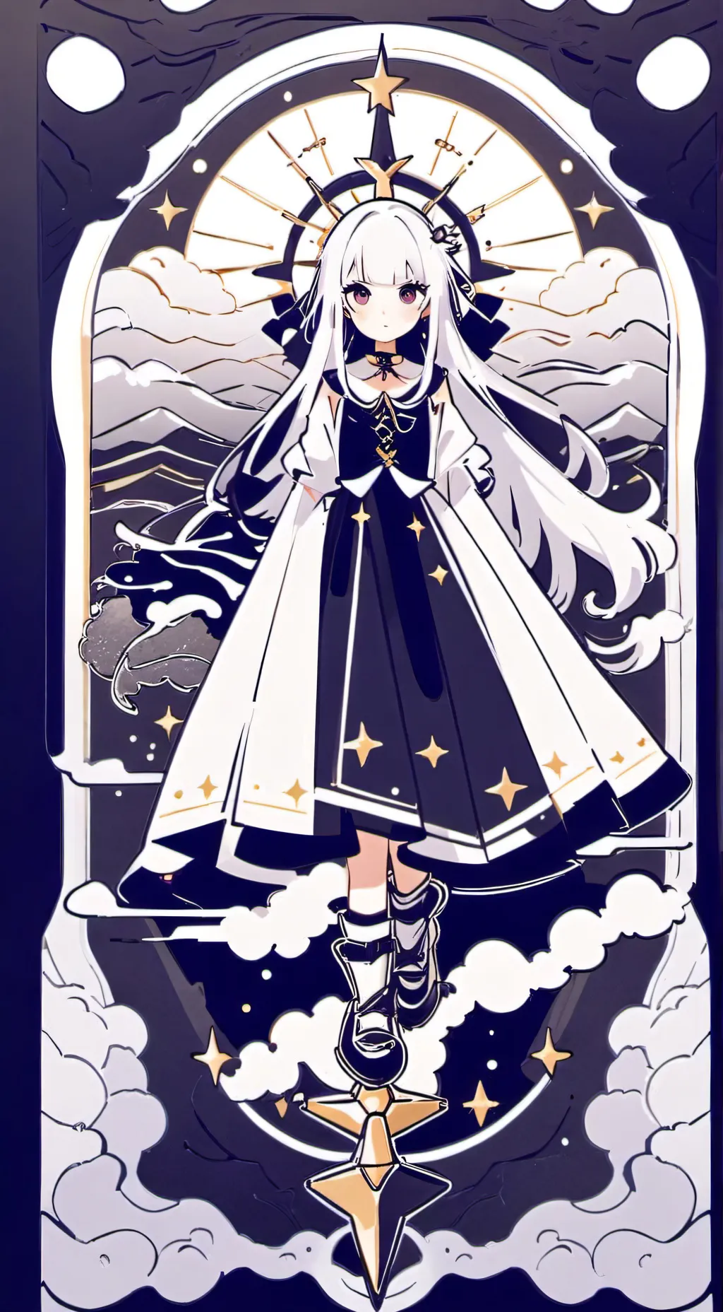 ai character: vee x shelly x2 background