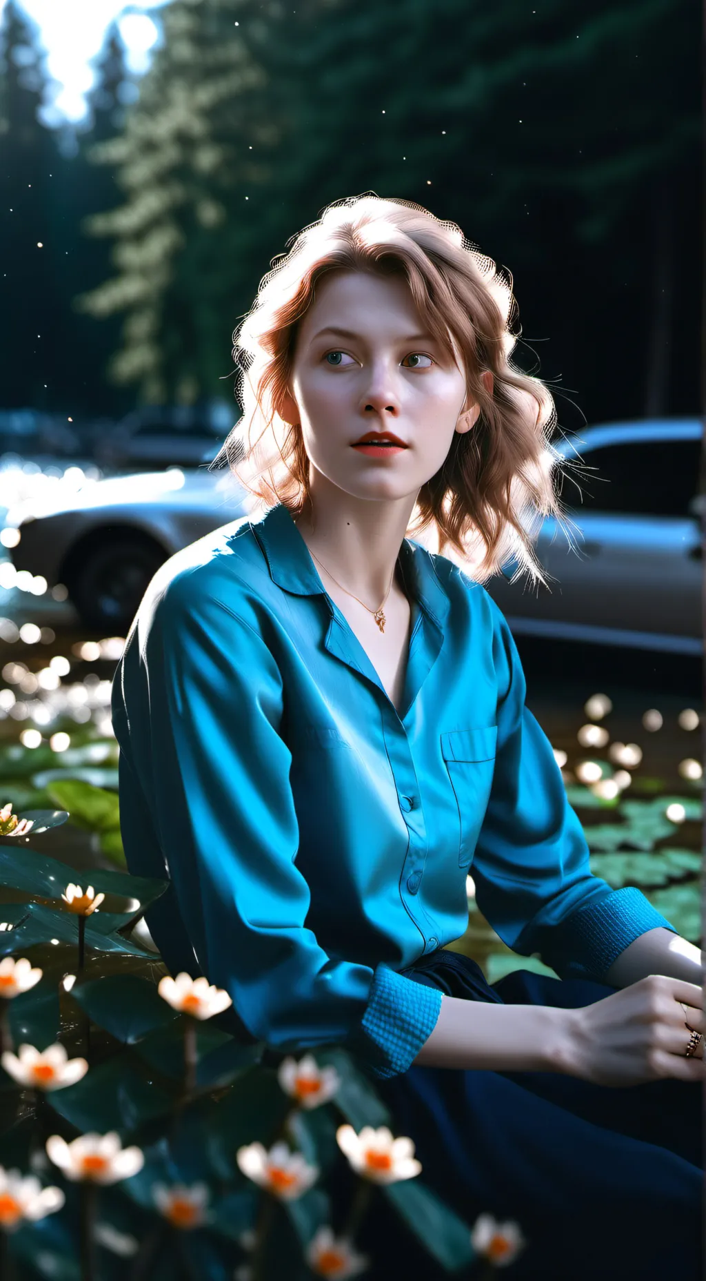 ai character: Golden trio  background