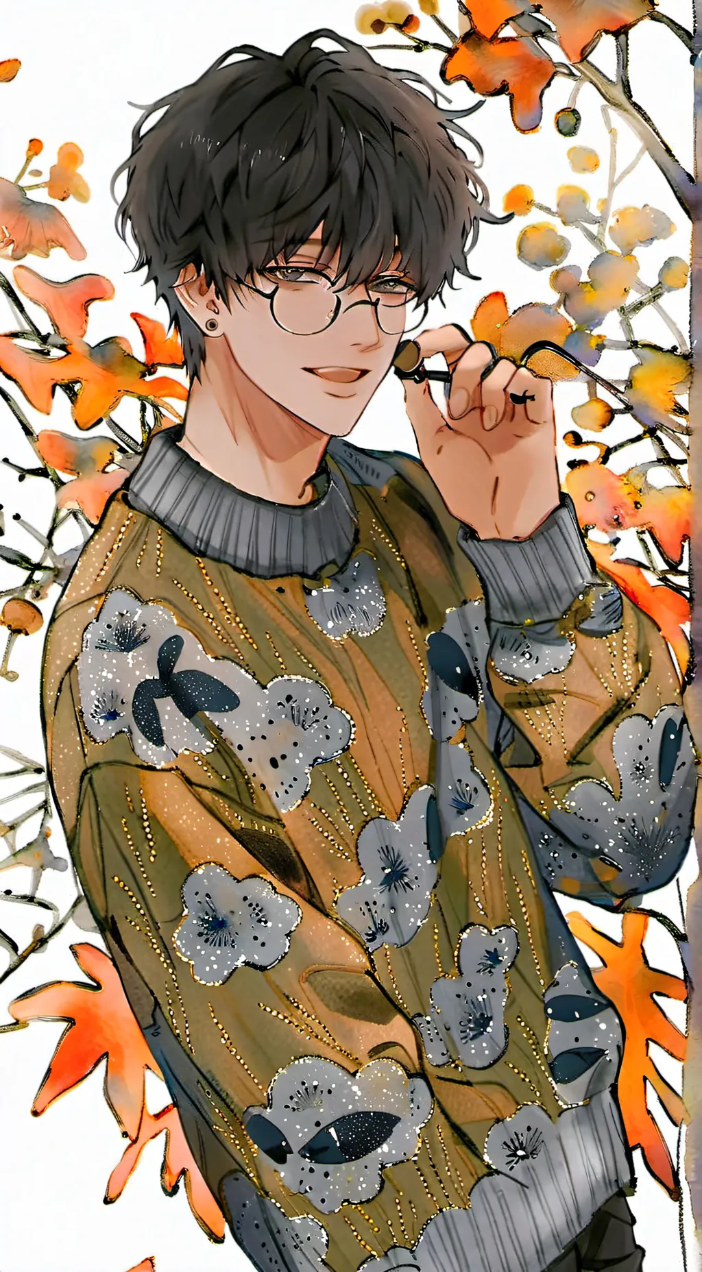 ai character: Ron✨🌿 background