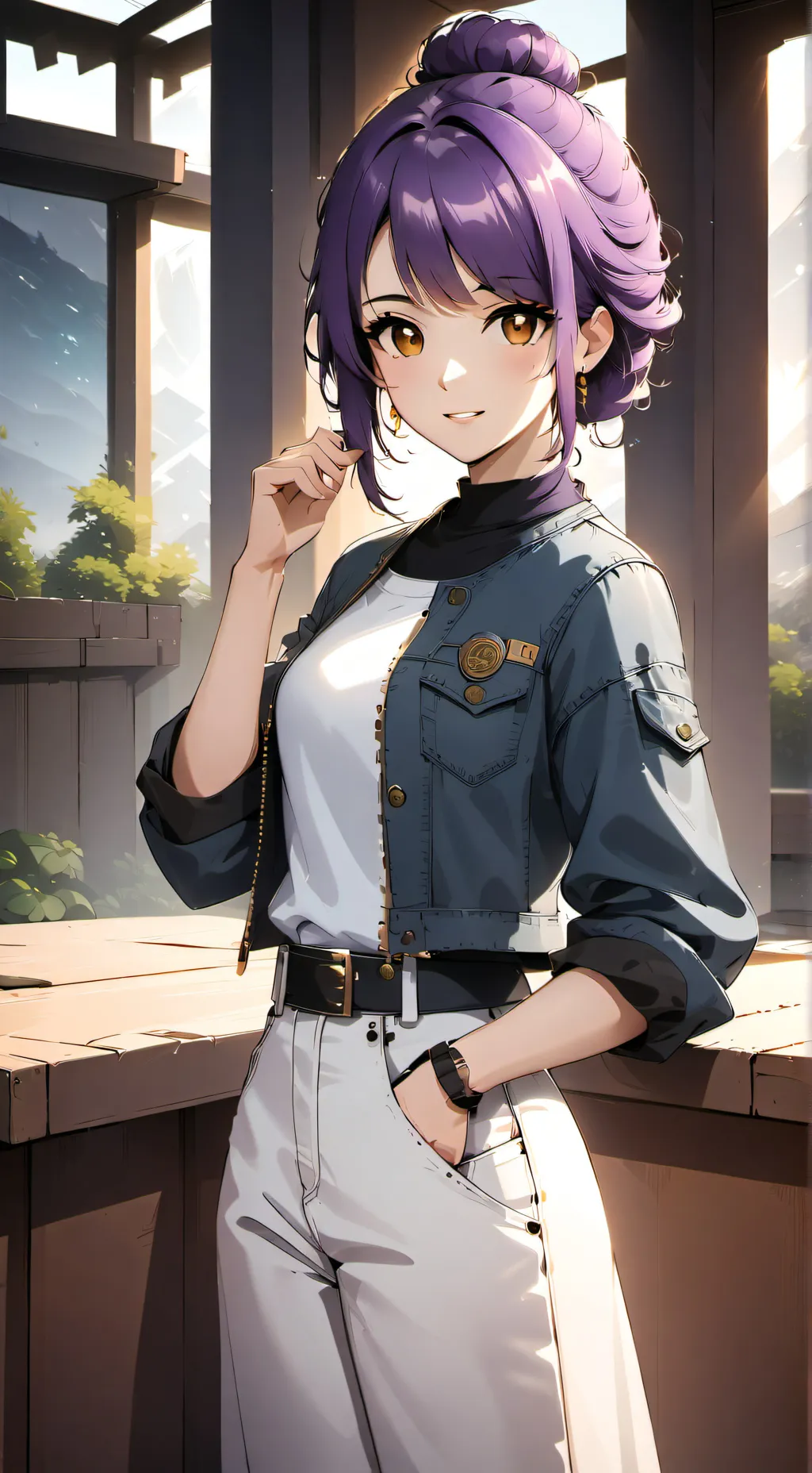 ai character: Elizabeth Bennetté background