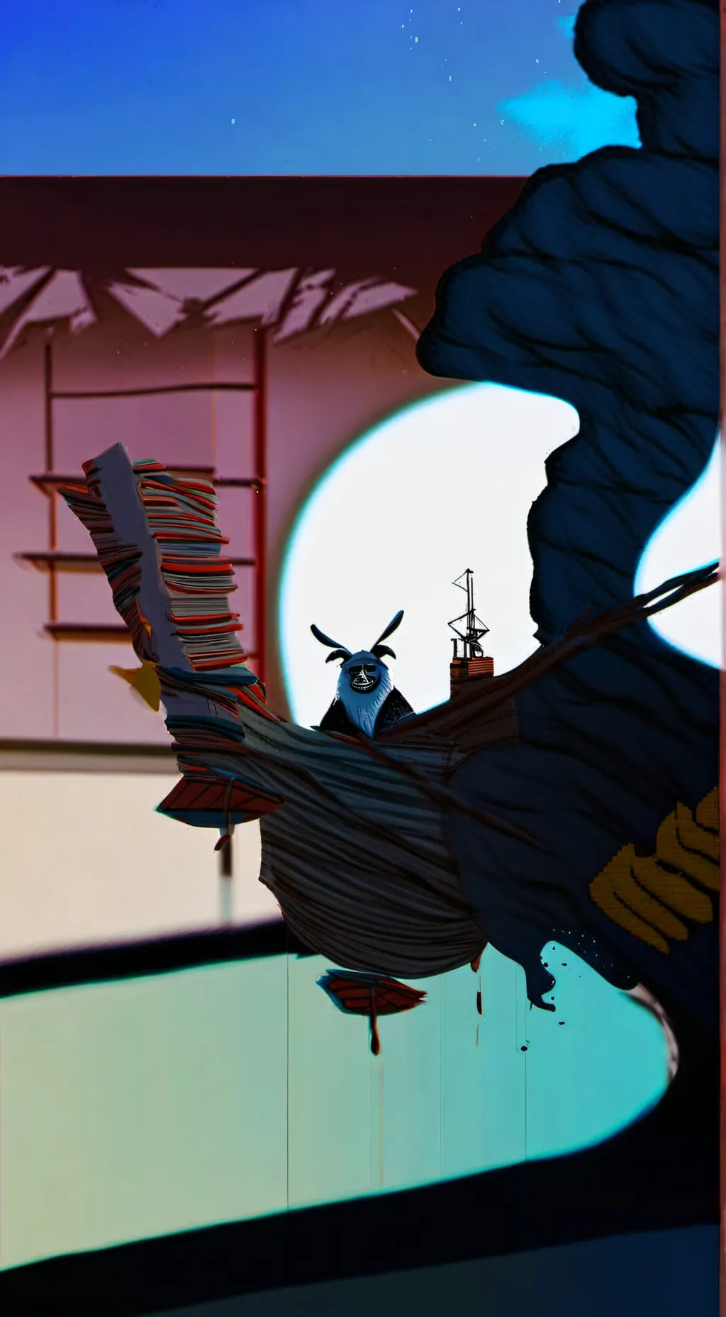 ai character: Blu(DW/OC)  background