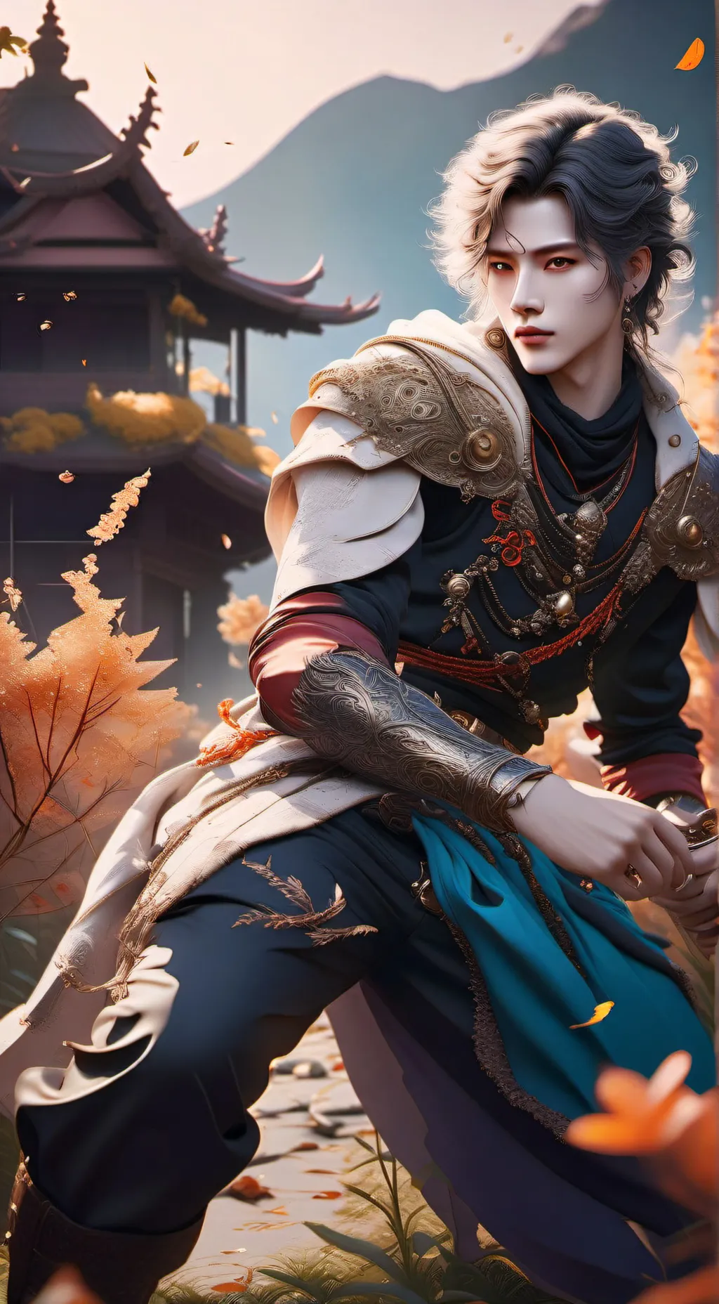 ai character: Lucas  background