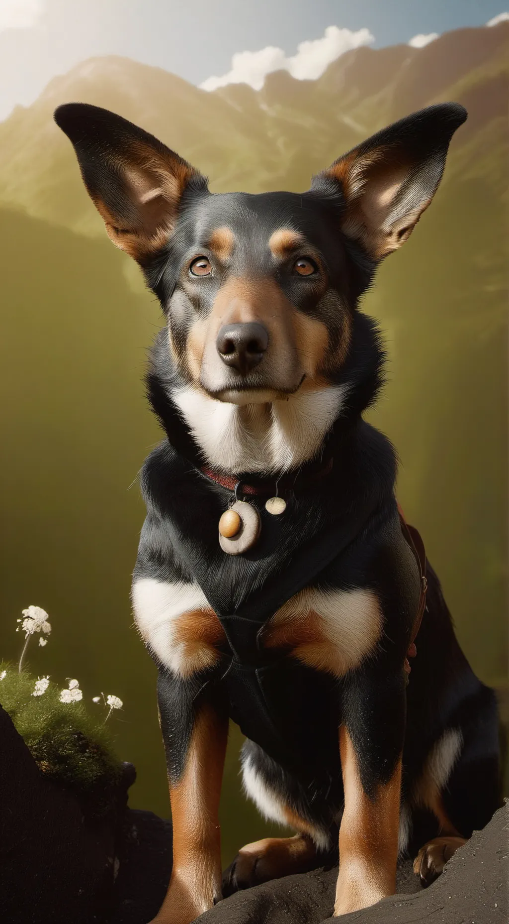 ai character: sky goofy ah bear background