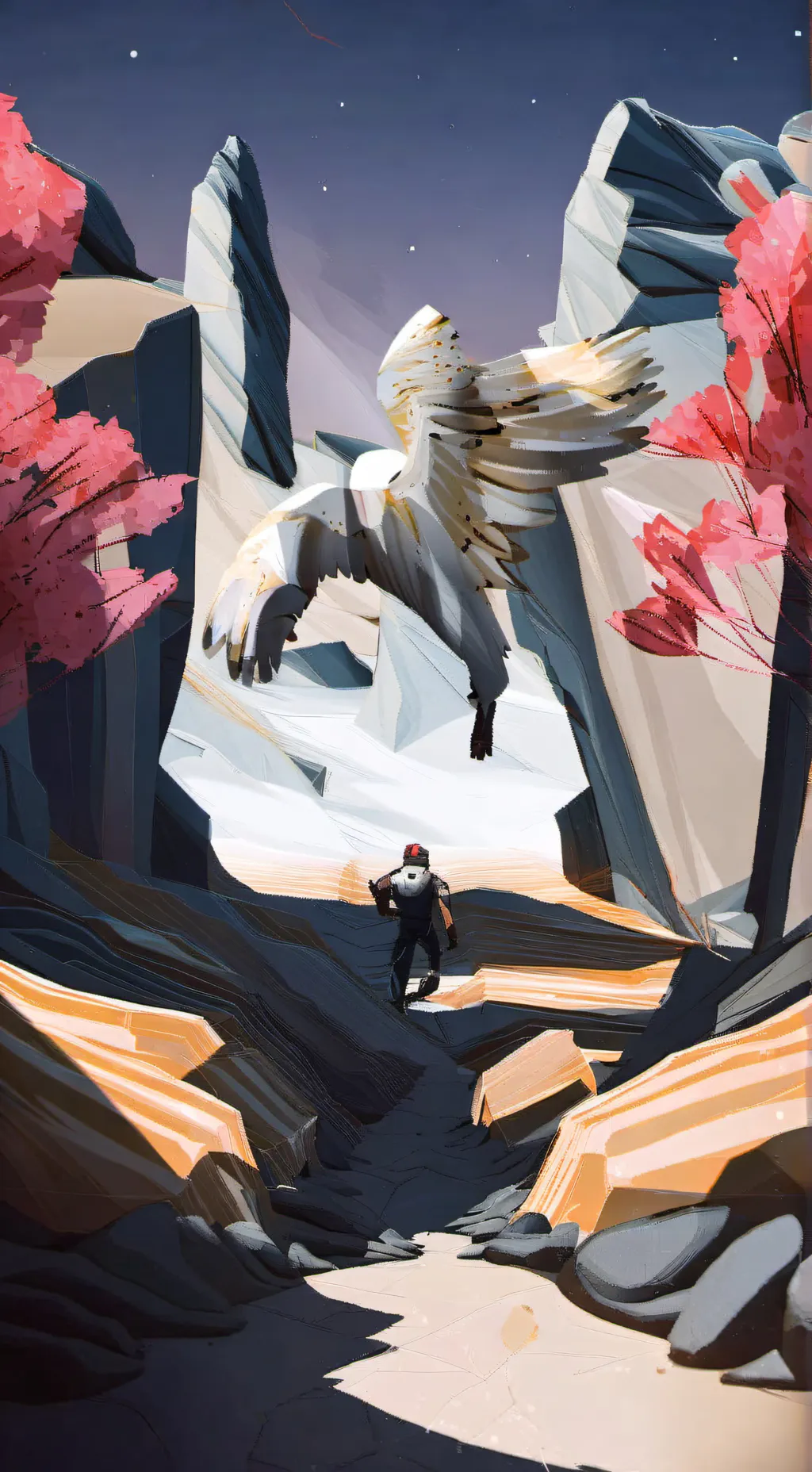 ai character: hello!! background