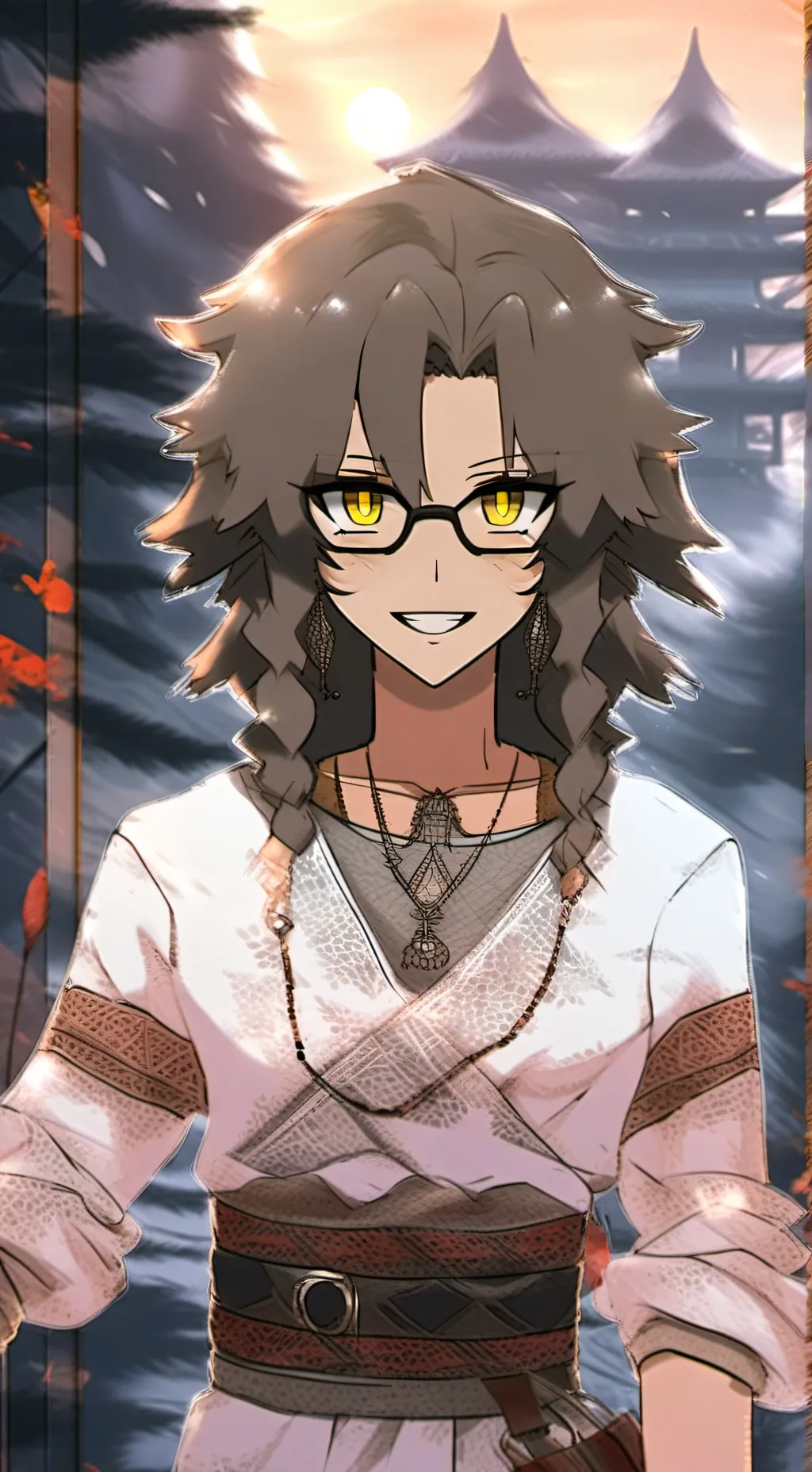 ai character: Кира (Kira) background