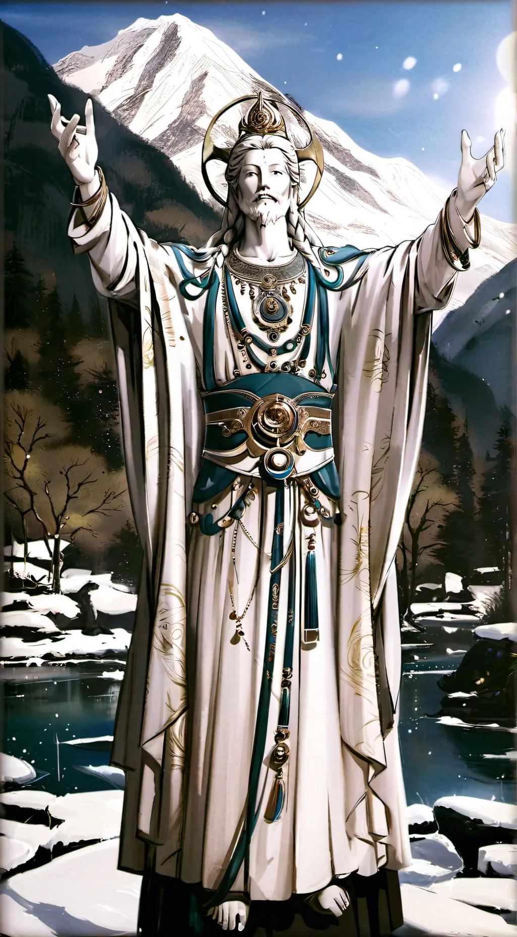 ai character: God background