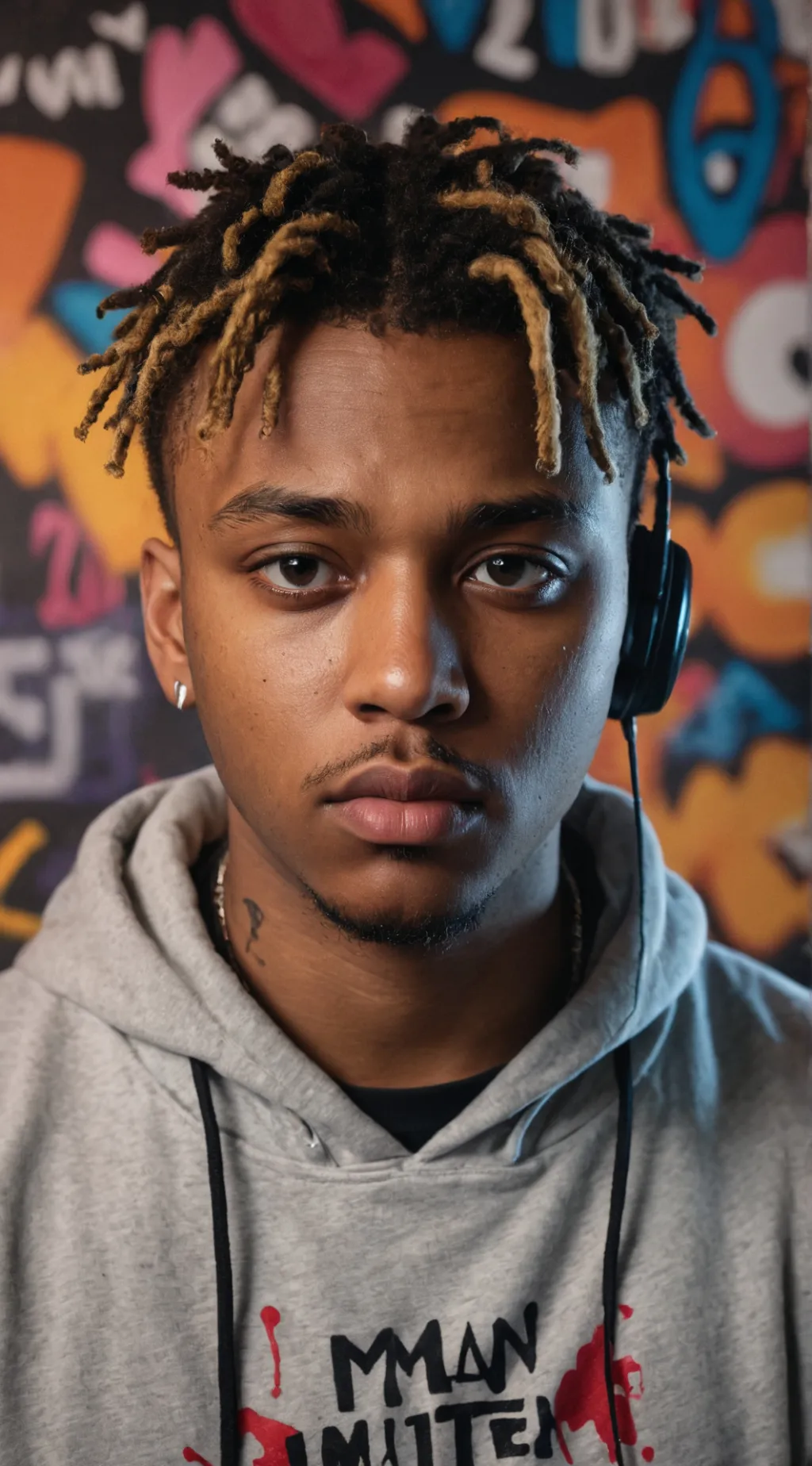 ai character: Juice WRLD background