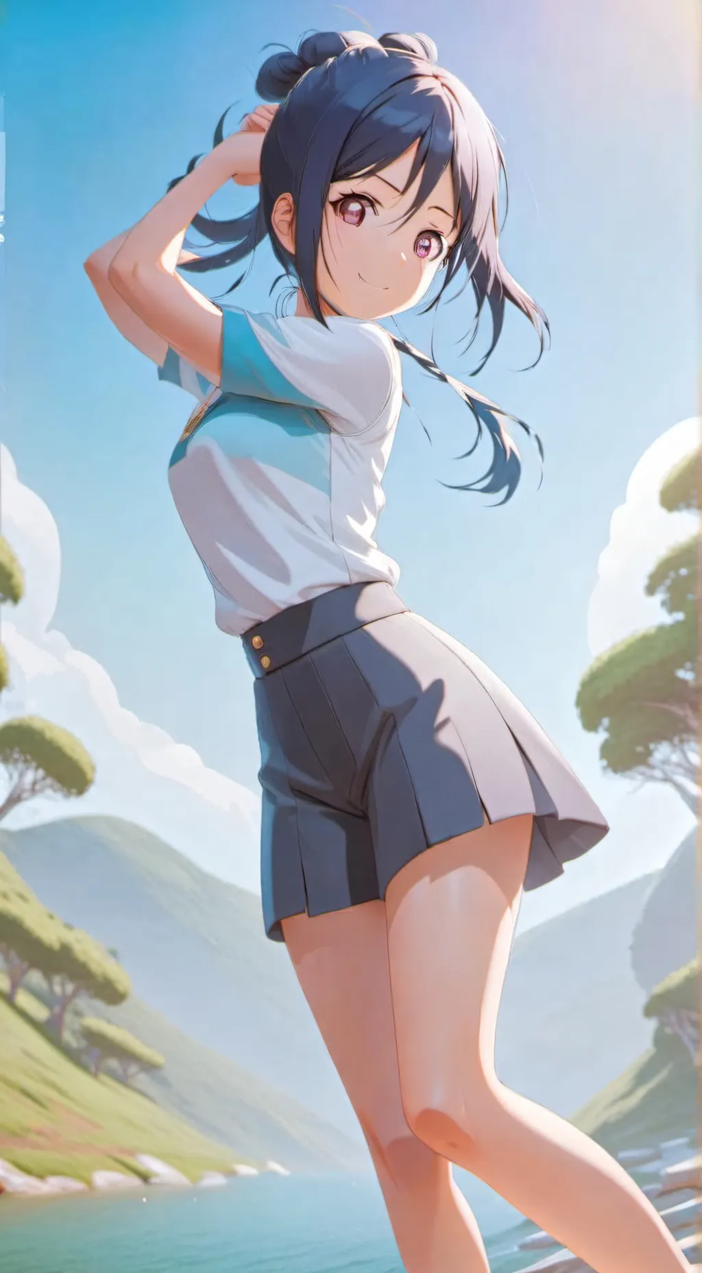 ai character: Luna background