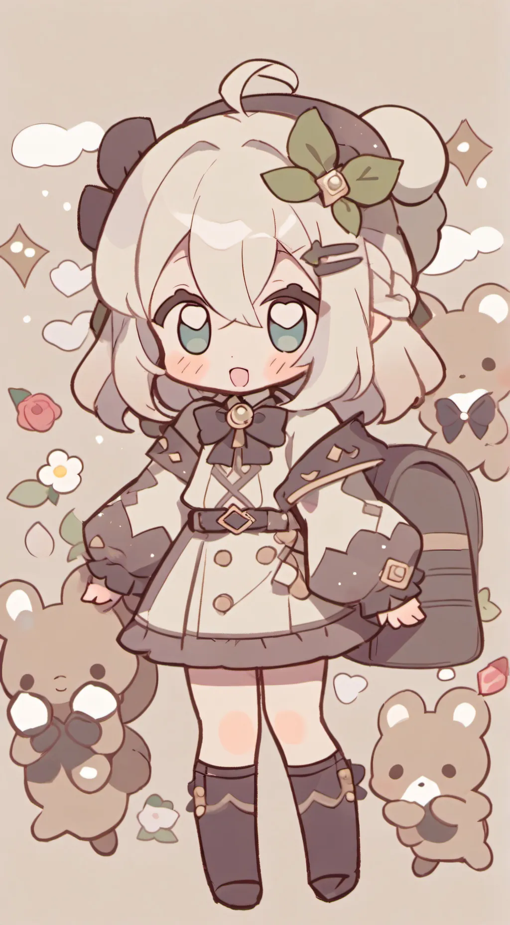 ai character: Ariane  background