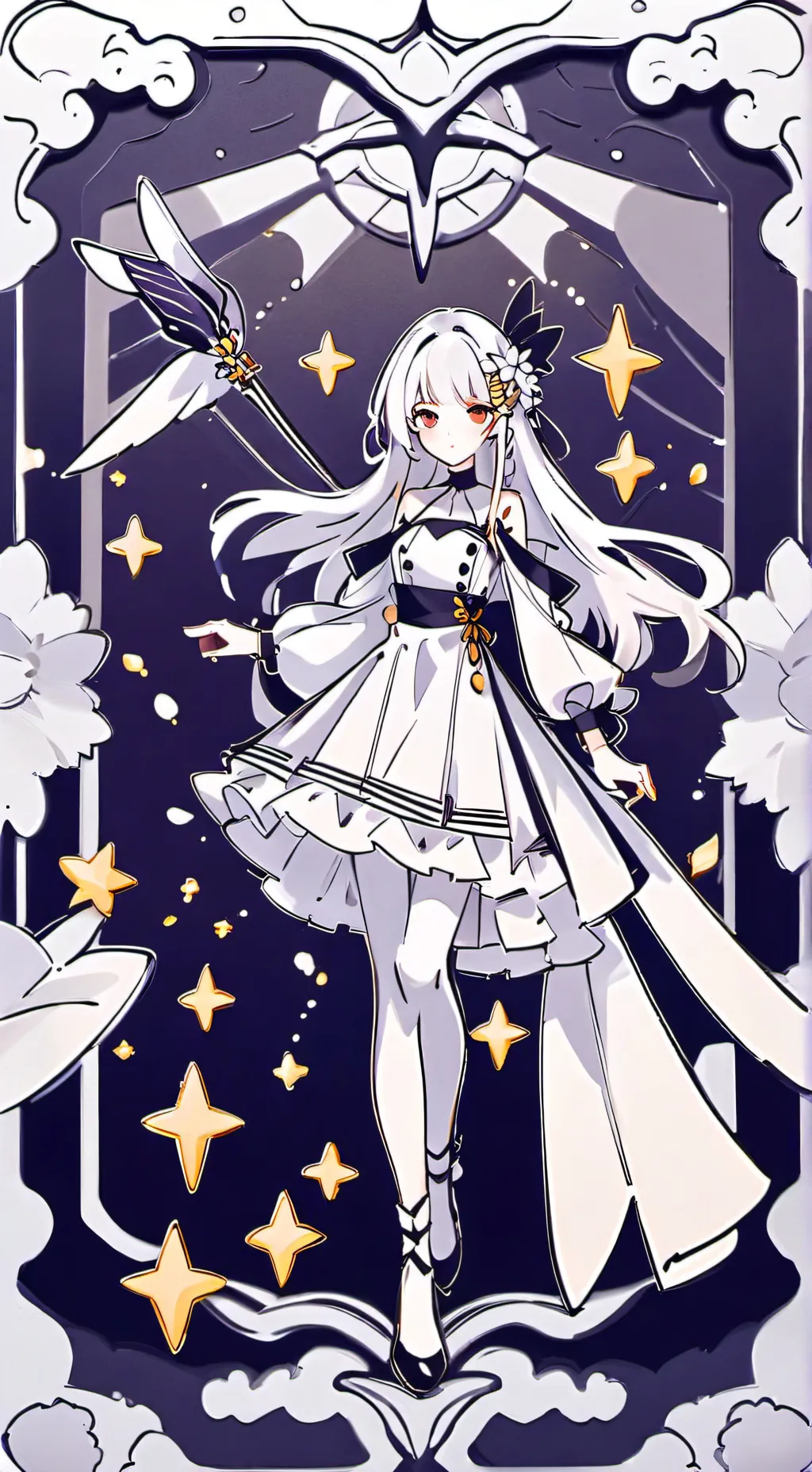 ai character: emilia  background