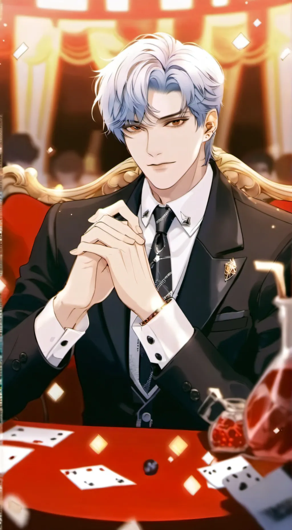 ai character: Zander  background