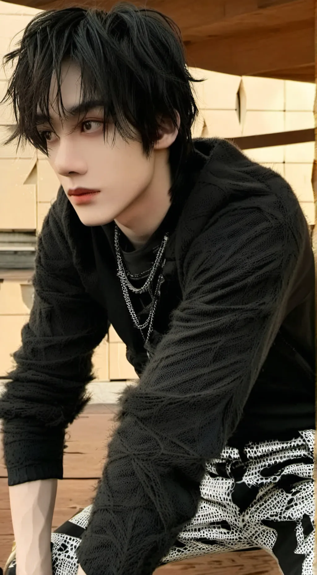 ai character: Deniz Rentsch  background