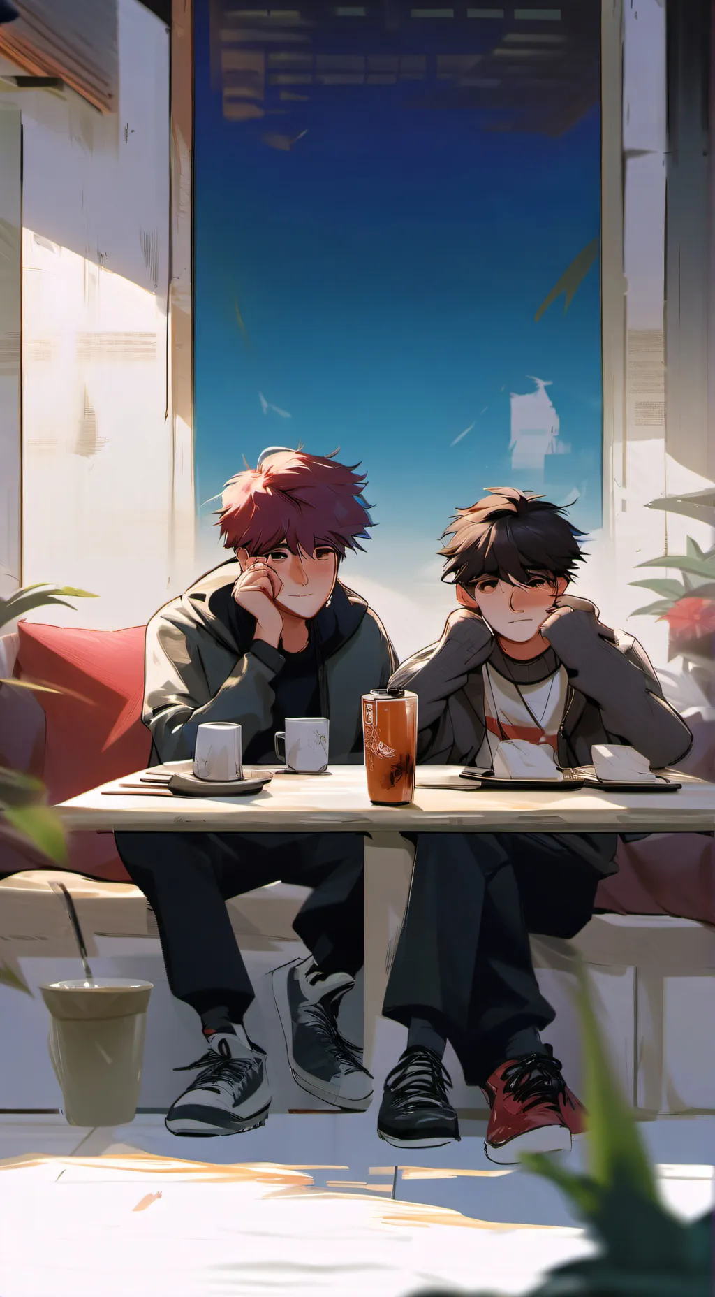 ai character: stan x kyle(staye) background