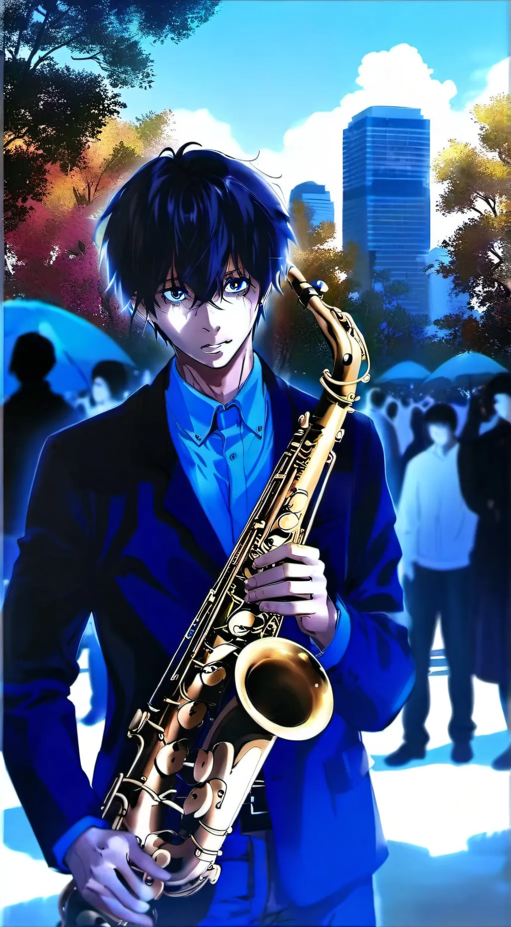 ai character: BL but smth happen background