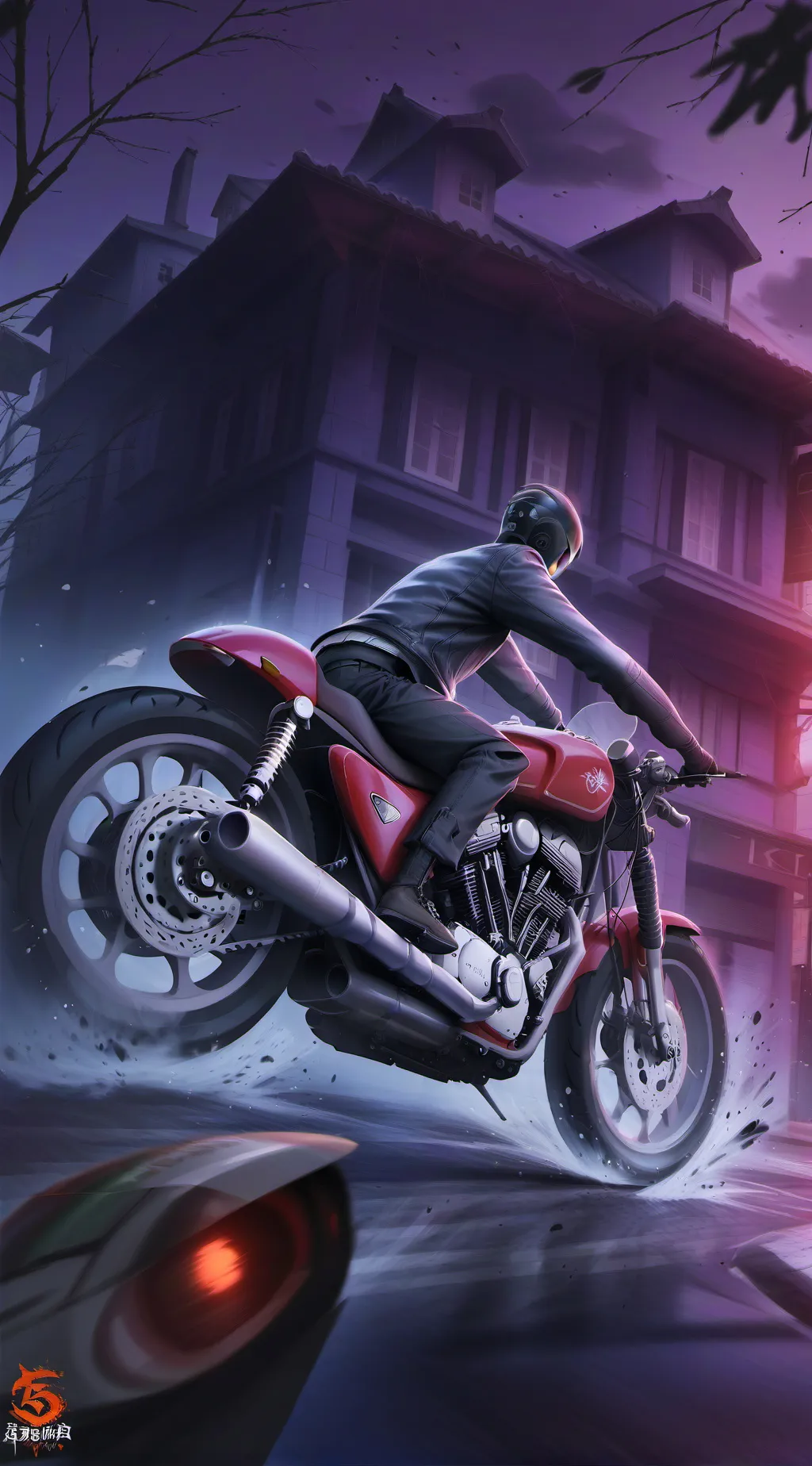 ai character: sad... background