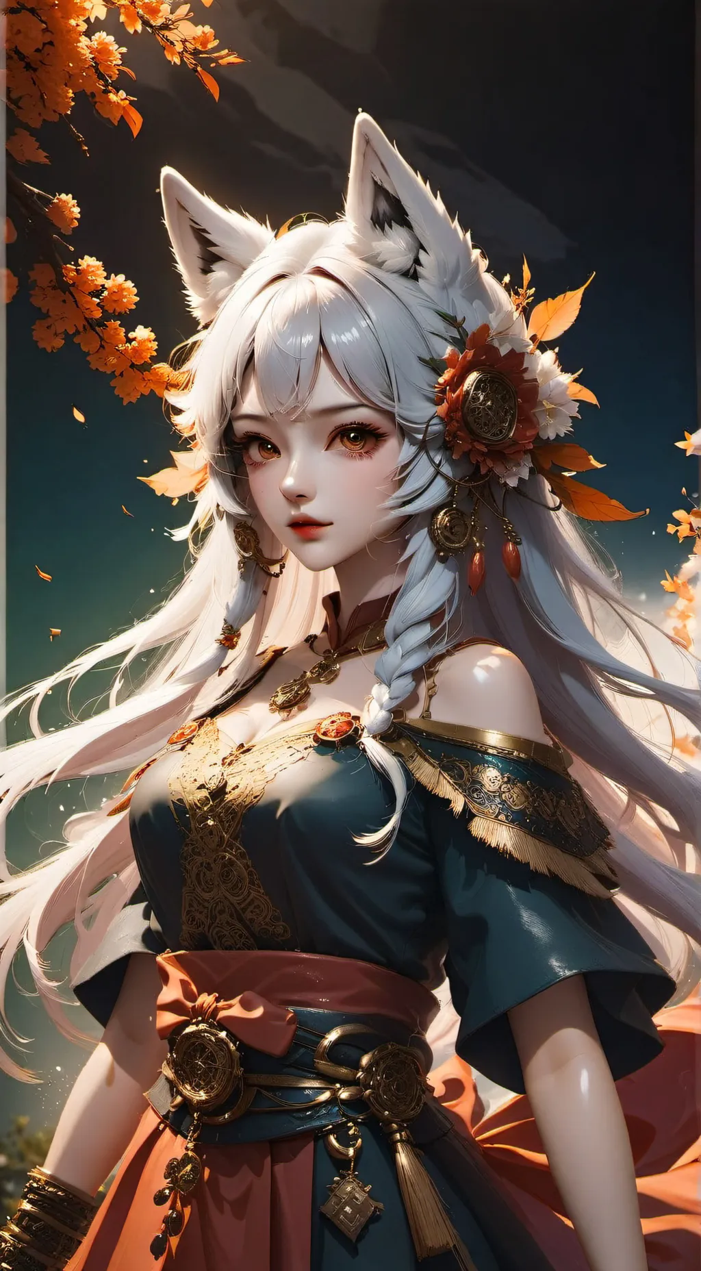 ai character: Luna background