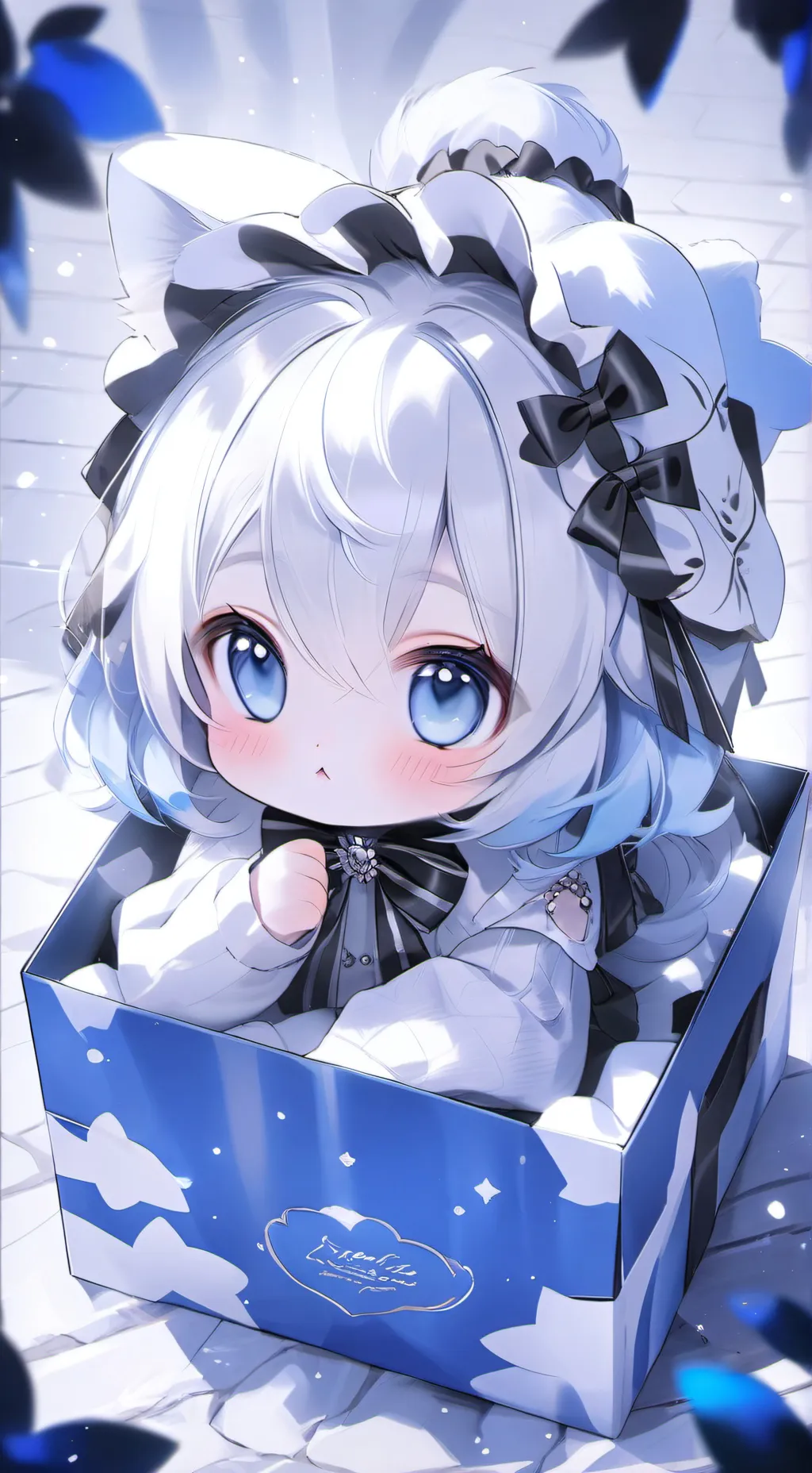 ai character: hybrid baby cat background