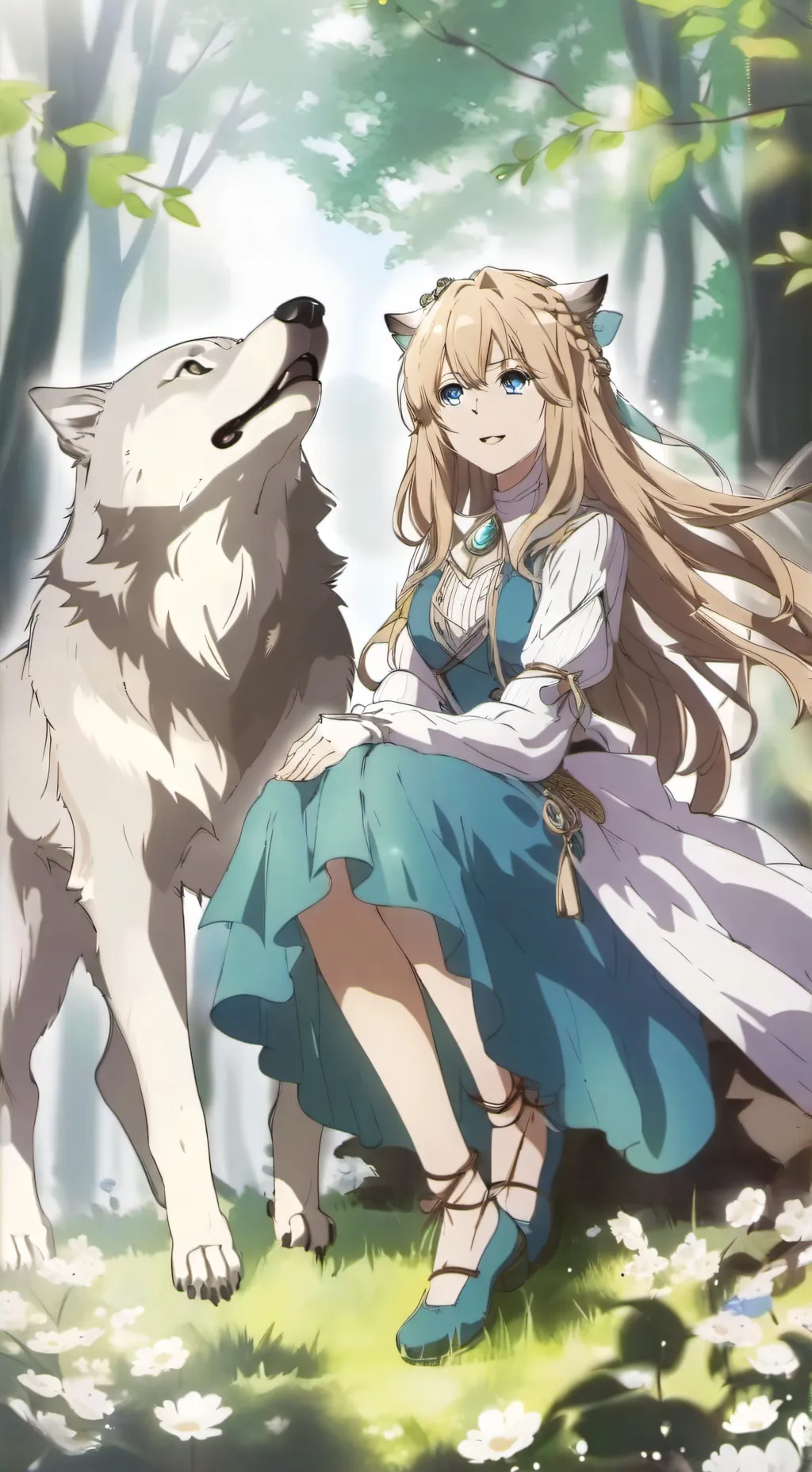 ai character: louva background