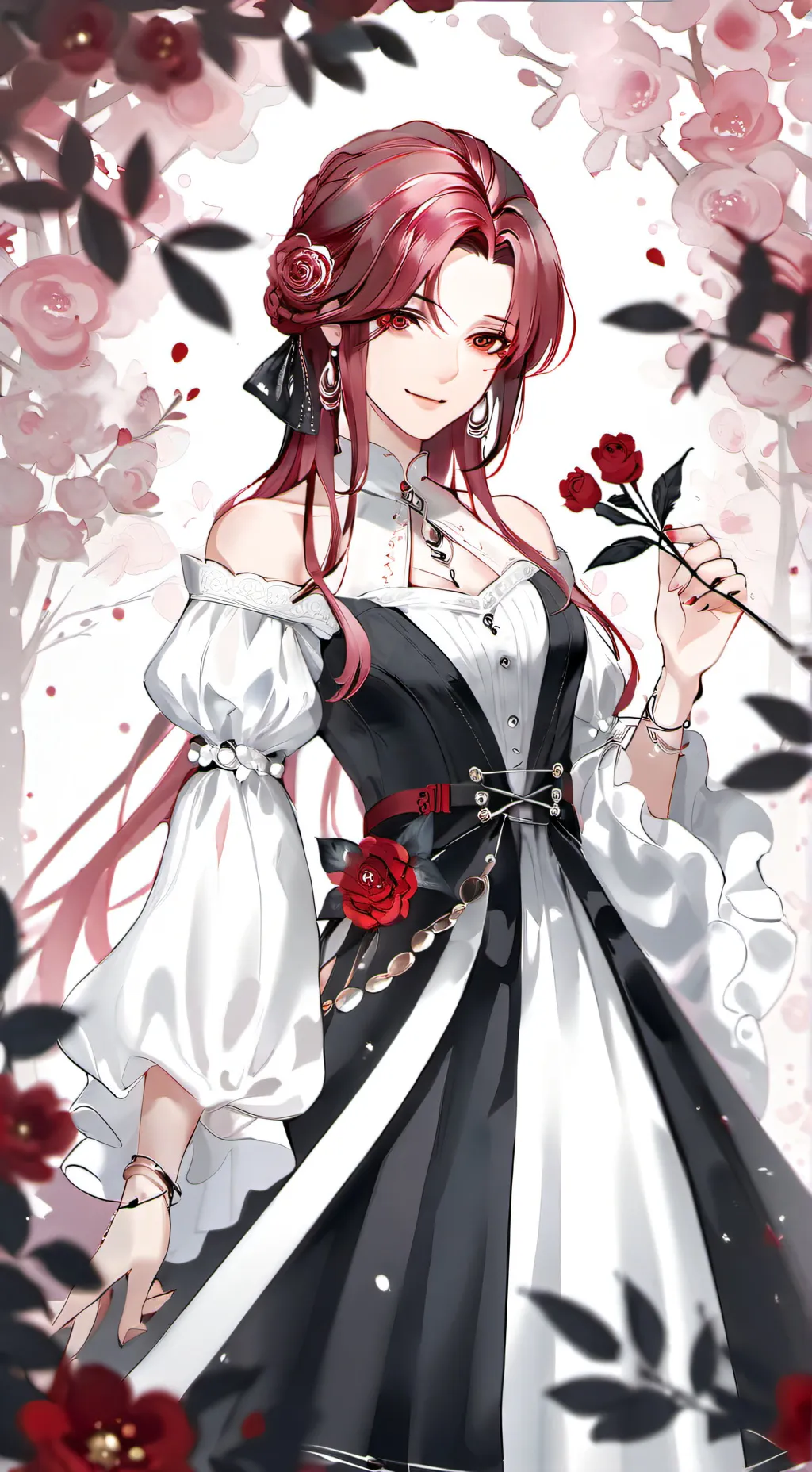 ai character: 🌹Rose🌹 background