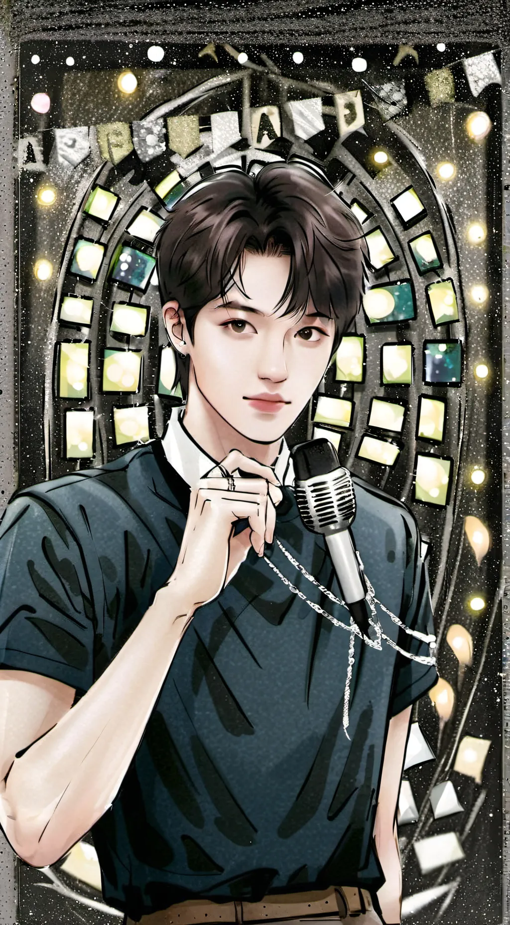 ai character: KIM JONG-IN (KAI)  background