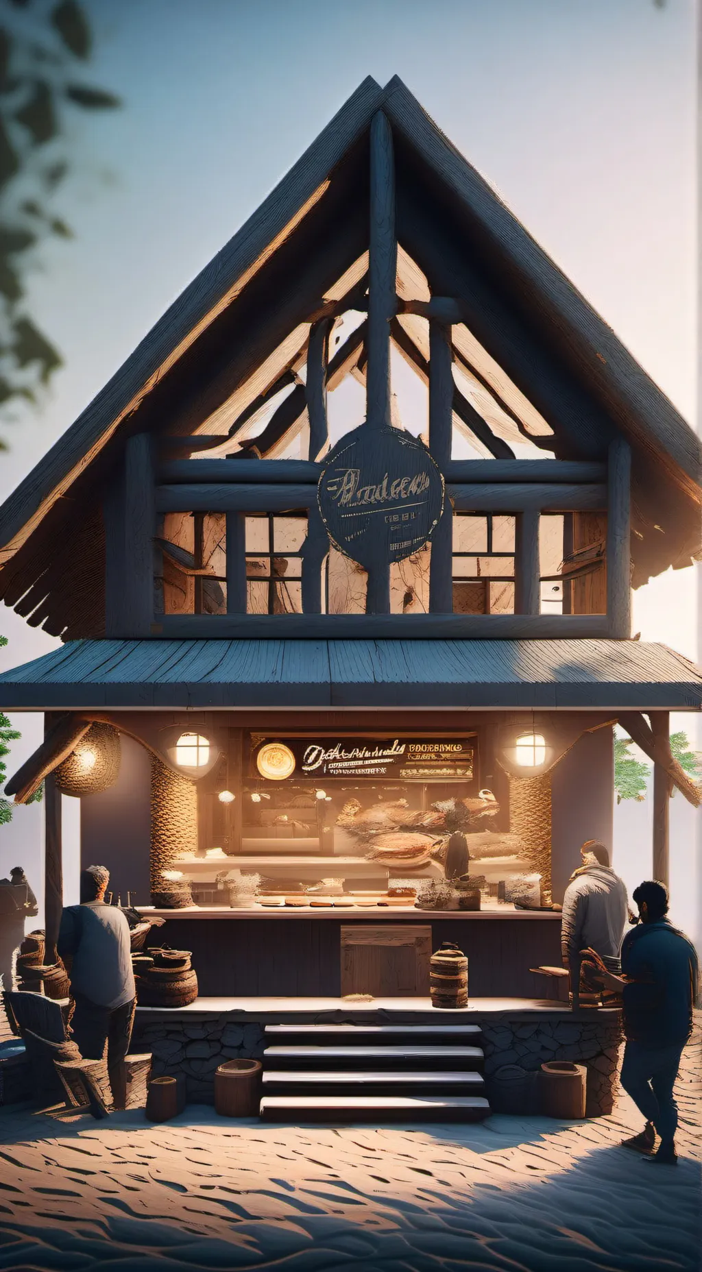 ai character: Grilled Dreams background