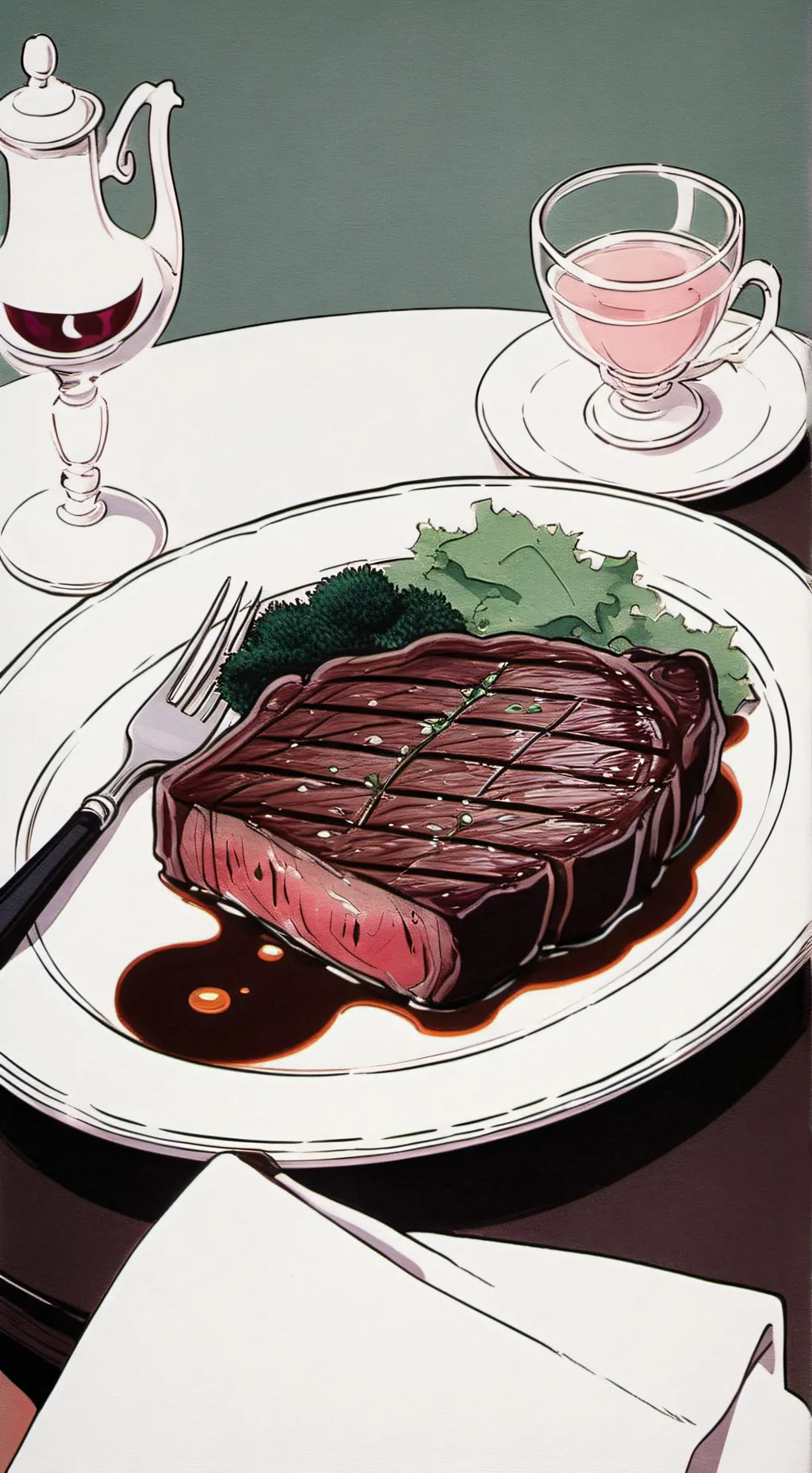 ai character: solar x nebula  background