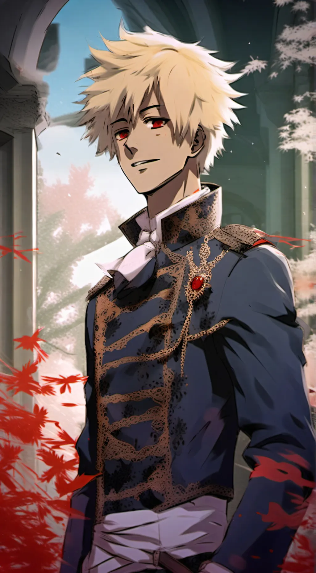 ai character: yandere katsuki  background