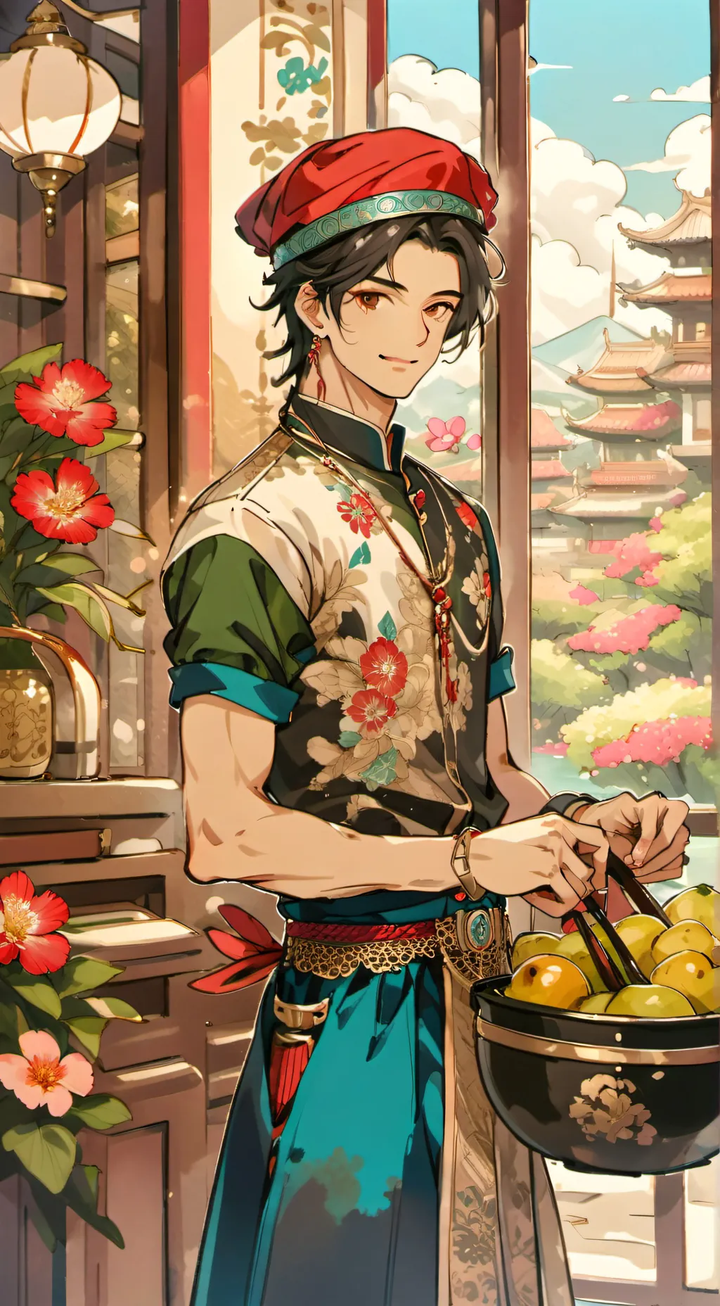 ai character: Lucas  background