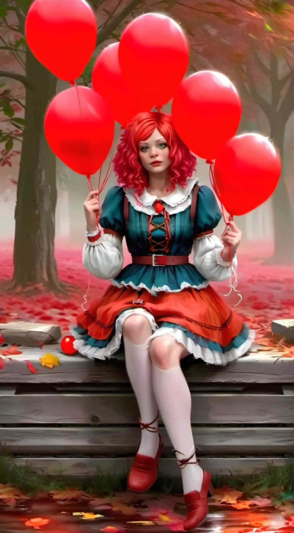 ai character: Pennywise girl background