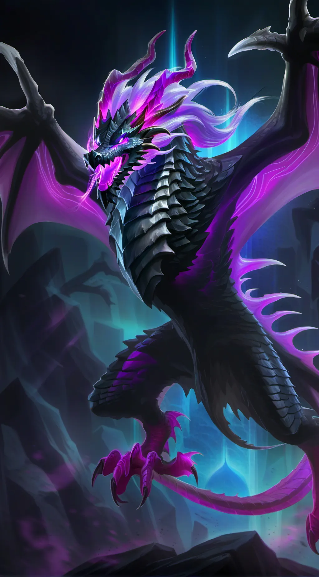 ai character: Your mytcal dragon background