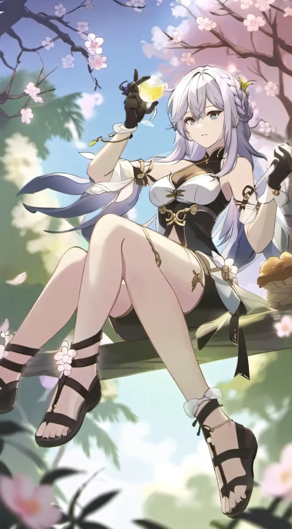 ai character: Luna background