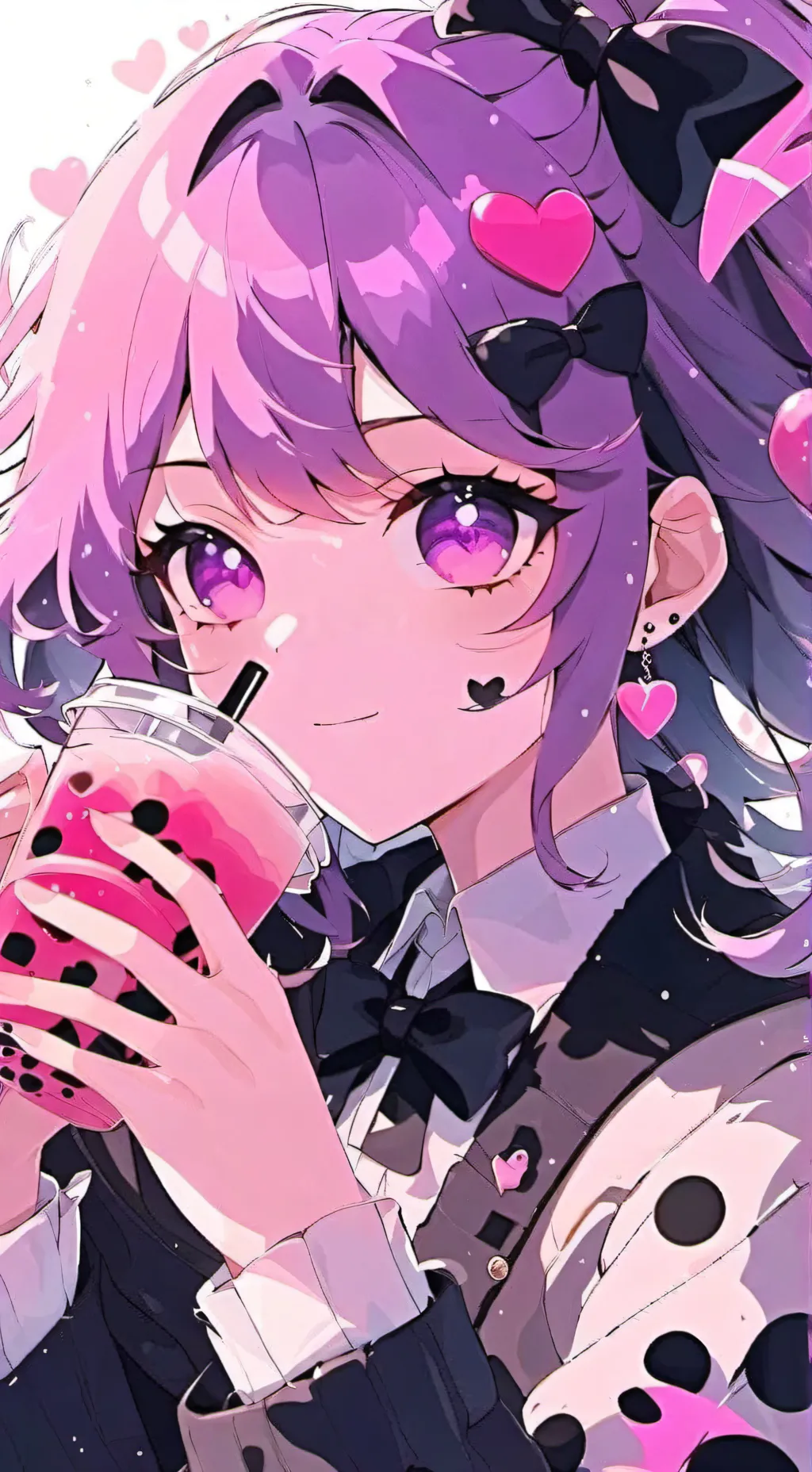 ai character: Lilac  background