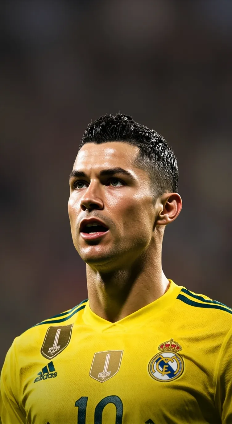 ai character: cristiano Ronaldo  background