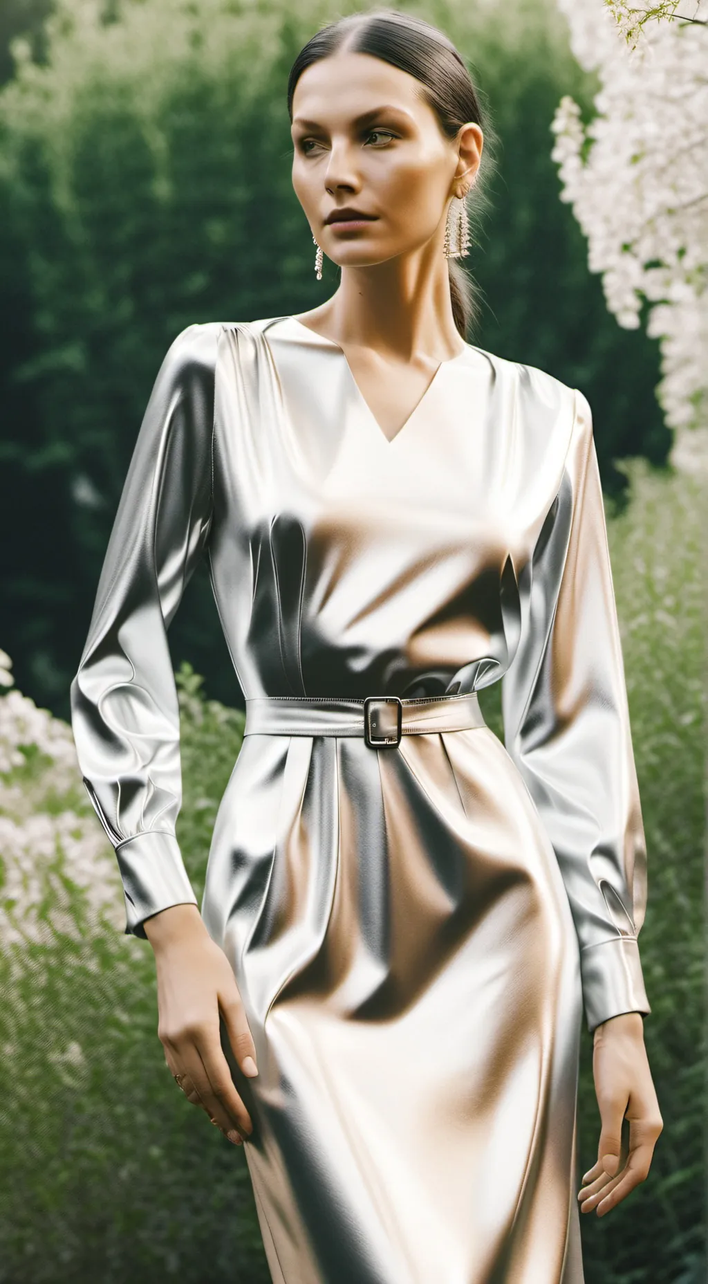 ai character: maxi dress background