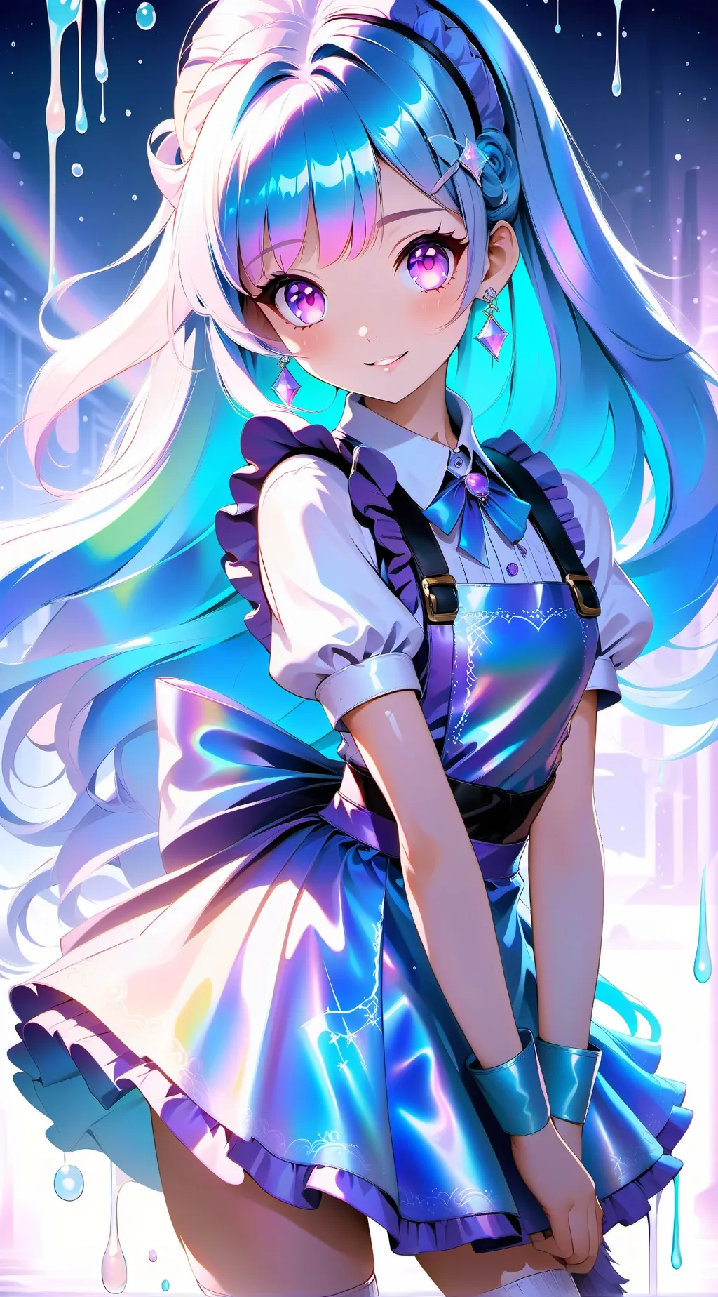 ai character: Apron Outfit  background