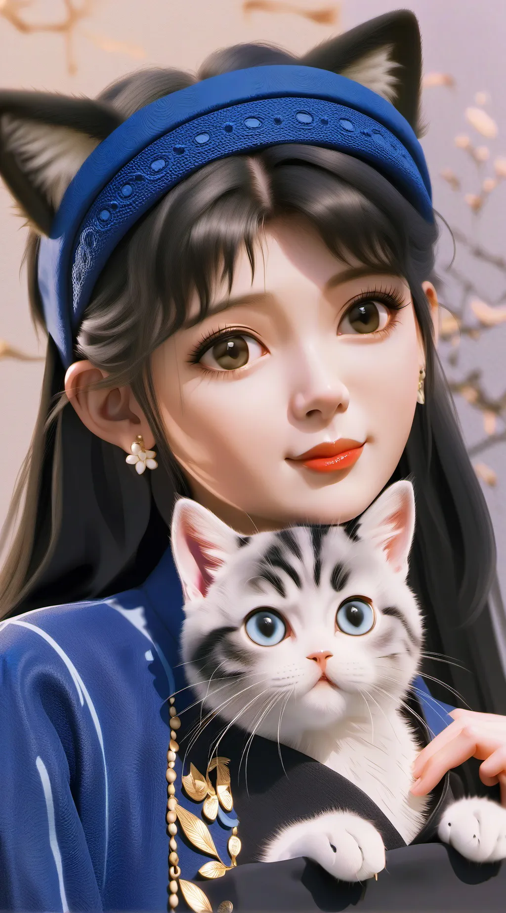 ai character: Lily background