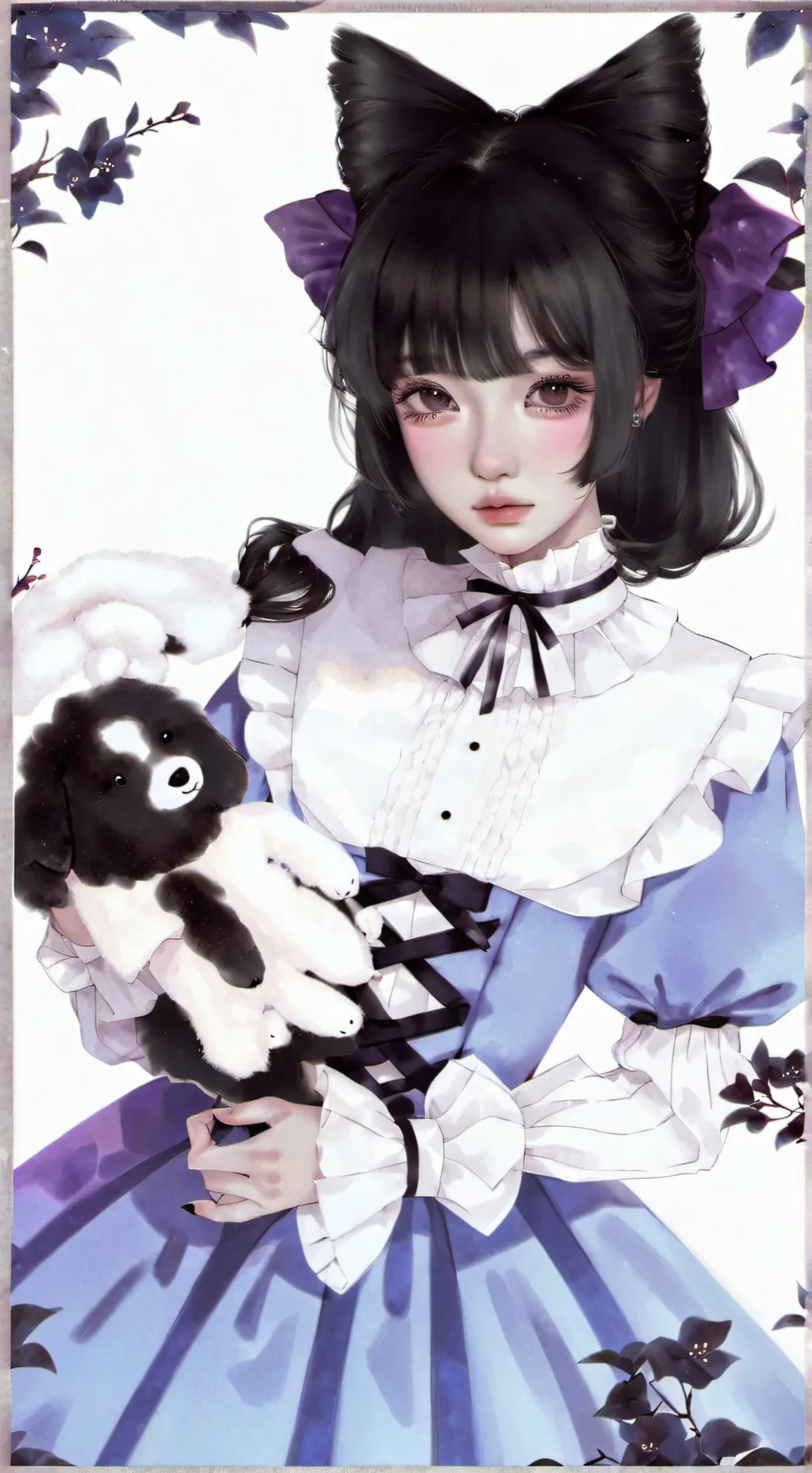 ai character: Fe 💚 background