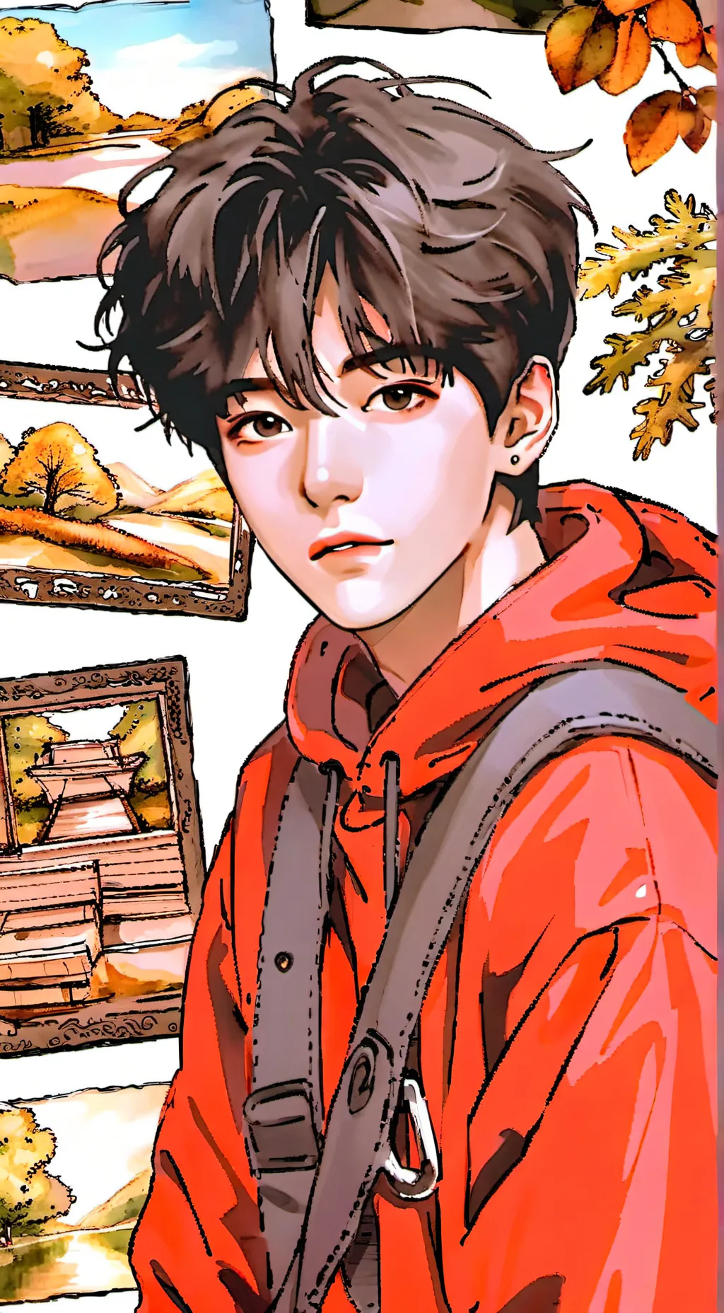 ai character: BYUN BAEKHYUN background