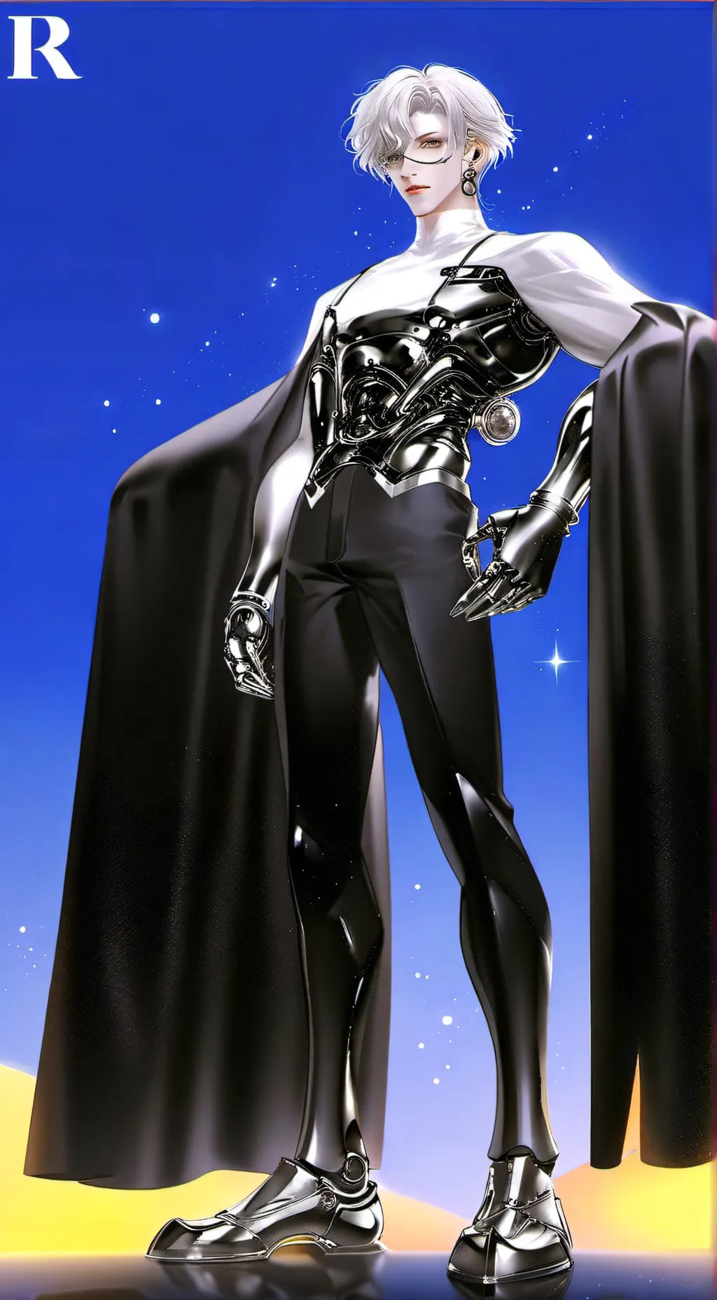 ai character: ENGLISH OR SPANISH background