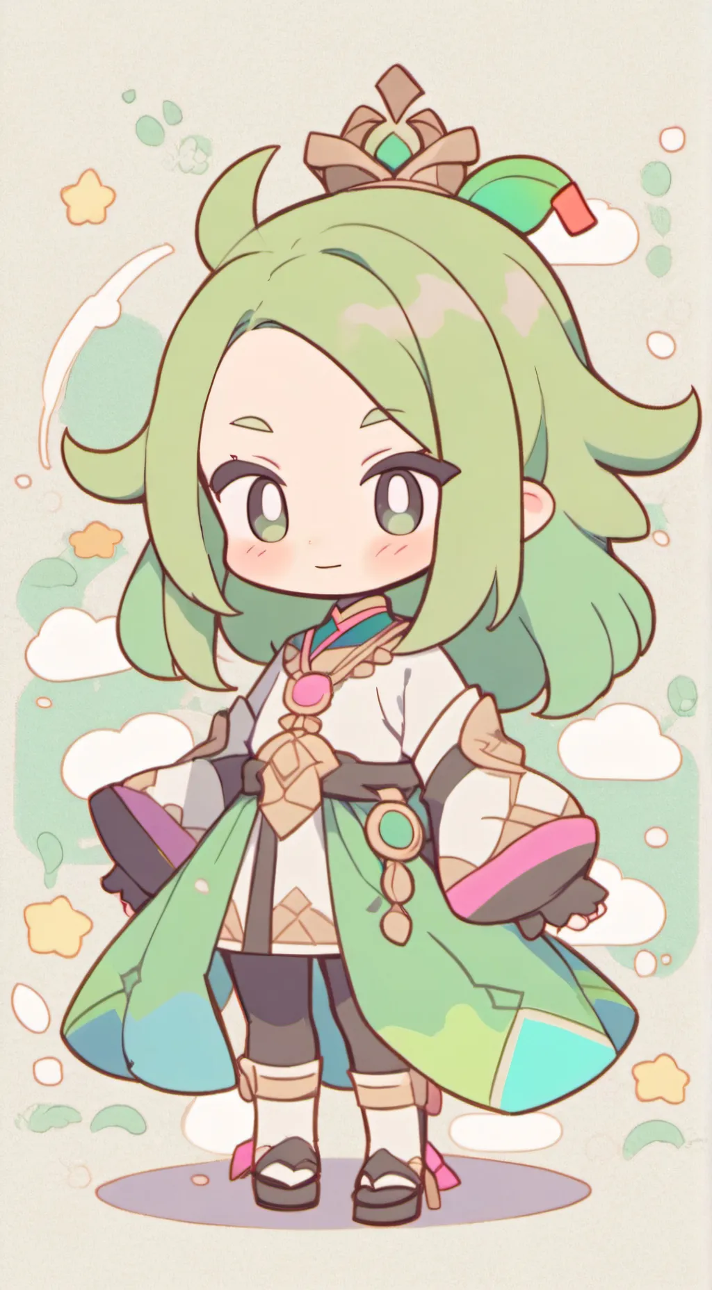 ai character: Luna background