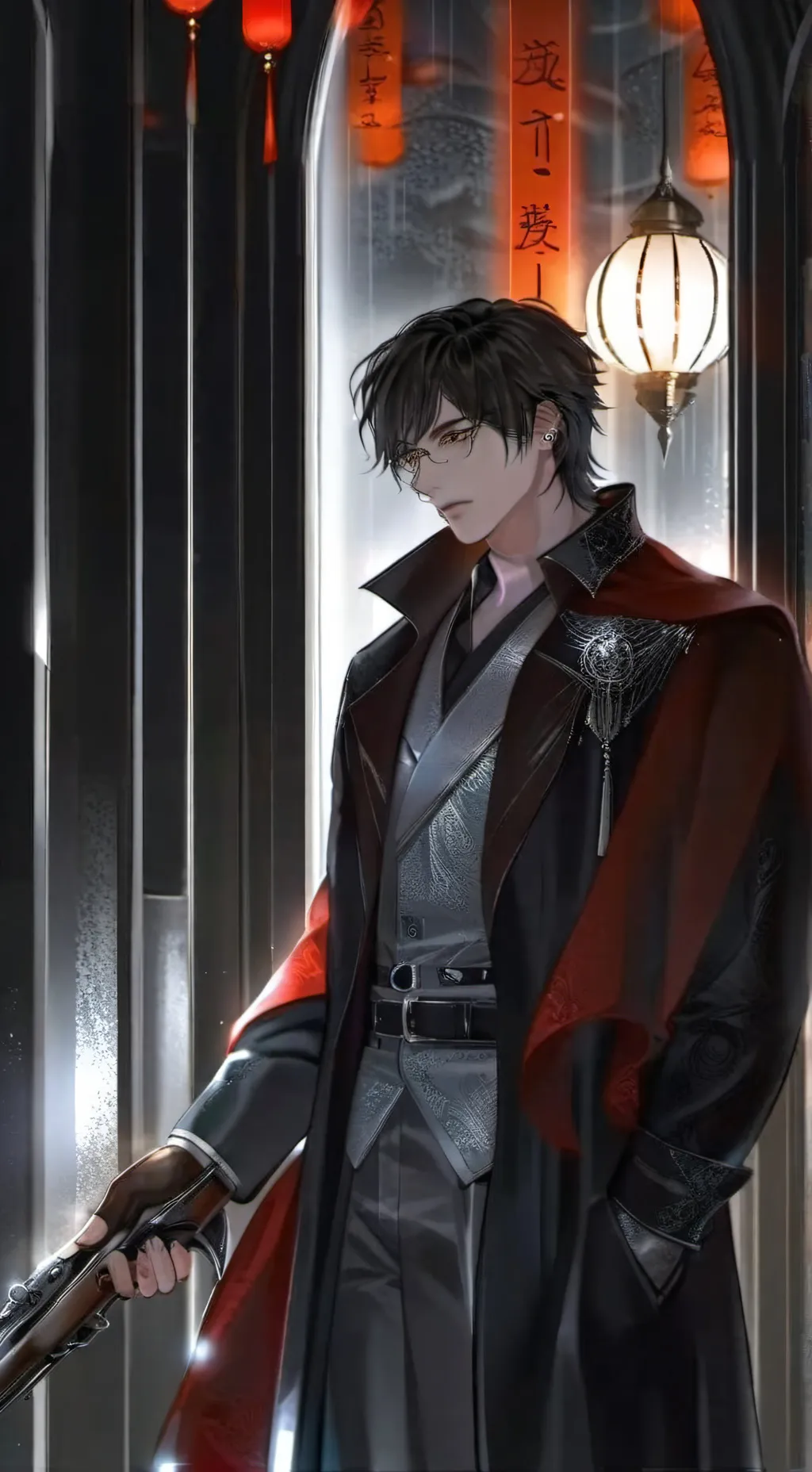 ai character: cold love background