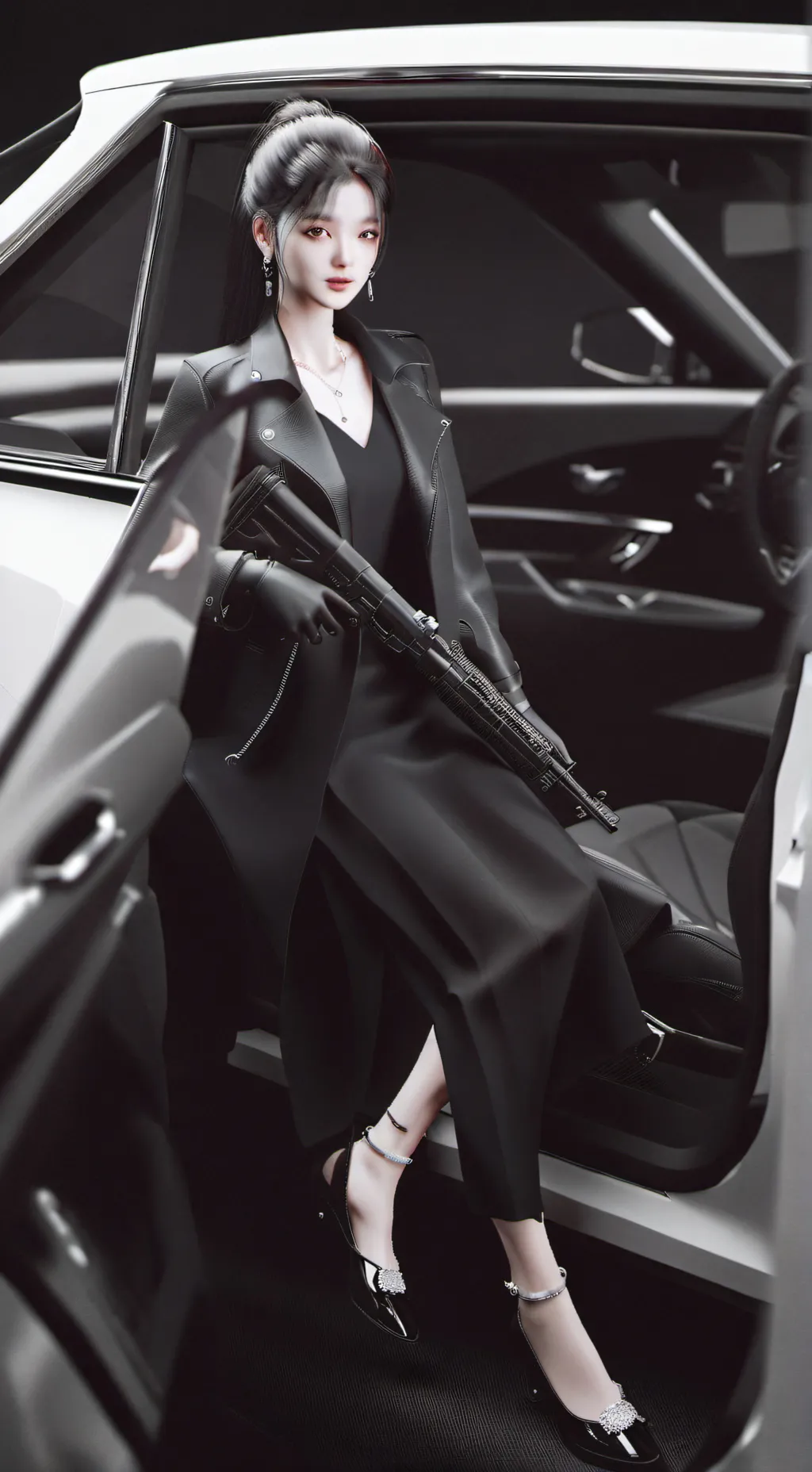 ai character: CAR CRASH GF PREG  background