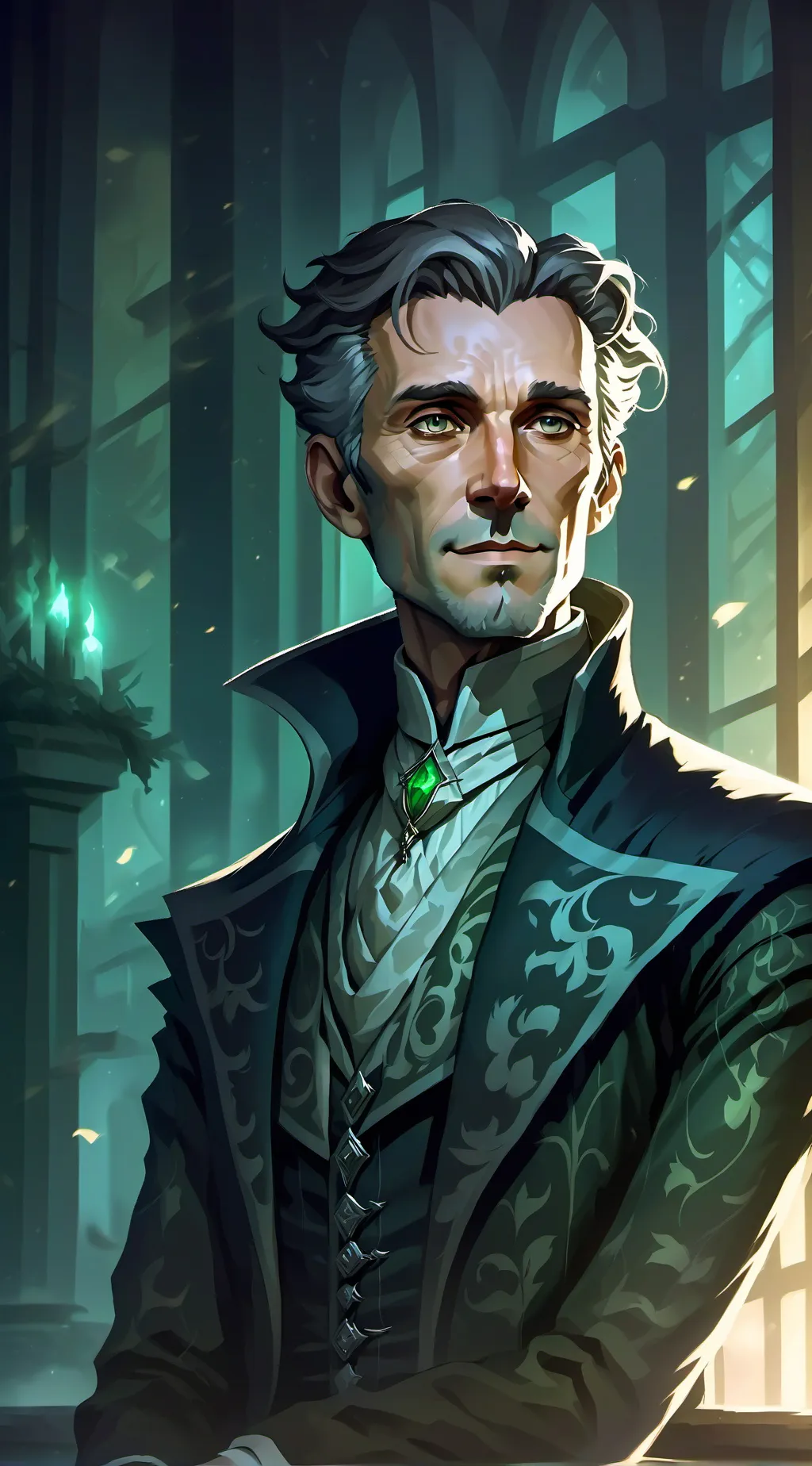 ai character: Martin Langford background