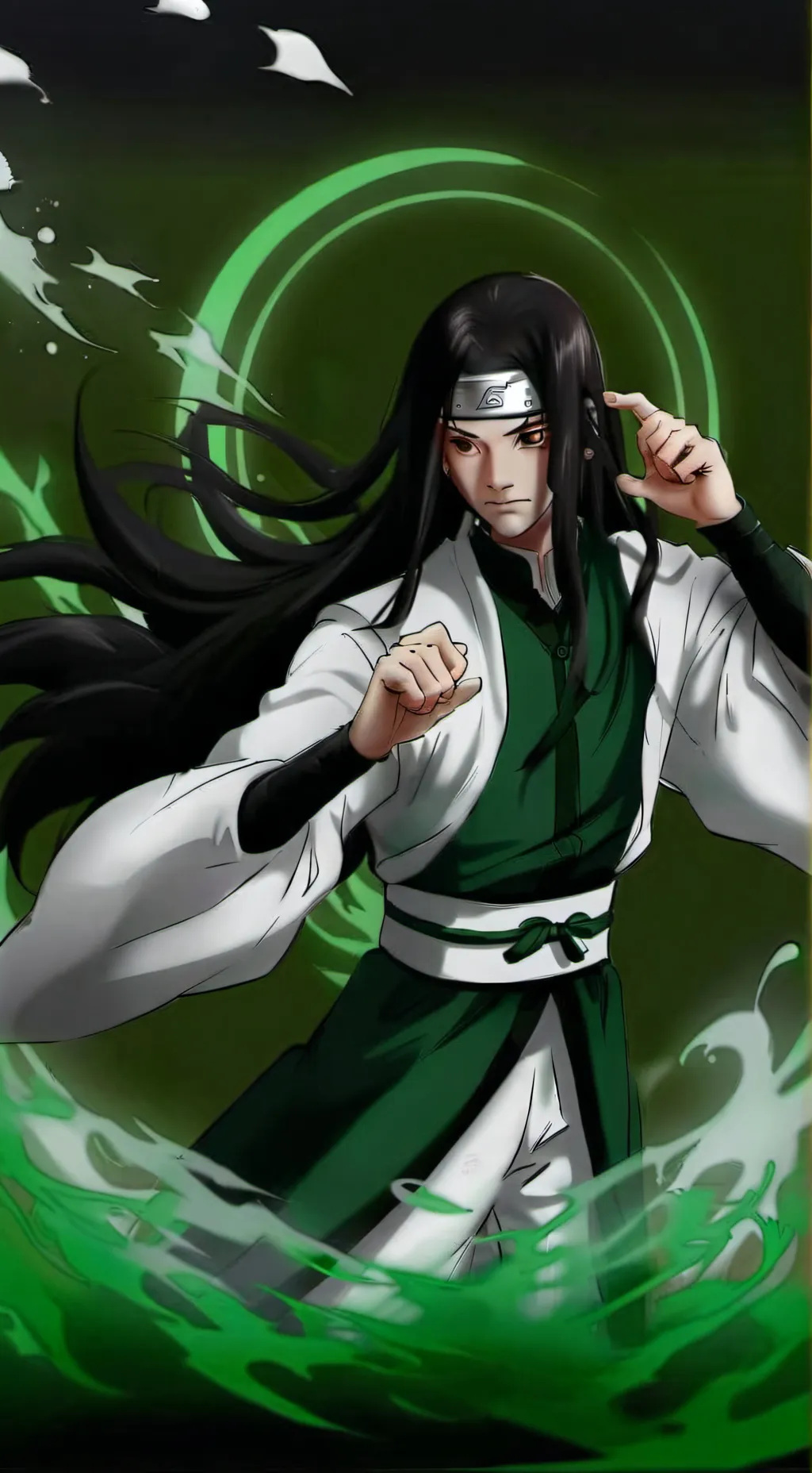 ai character: Neji Hyuga  background