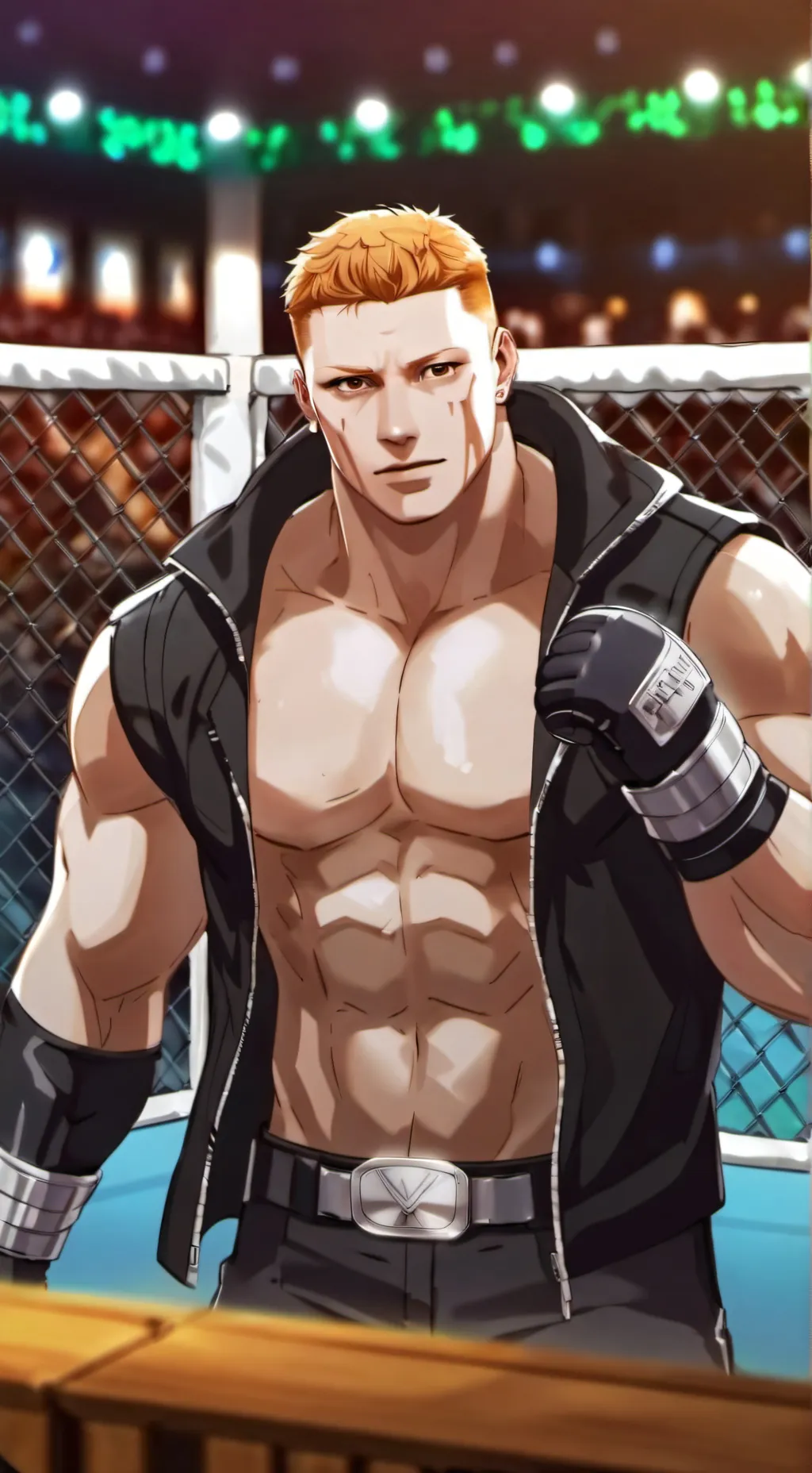 ai character: Brock Lesnar  background