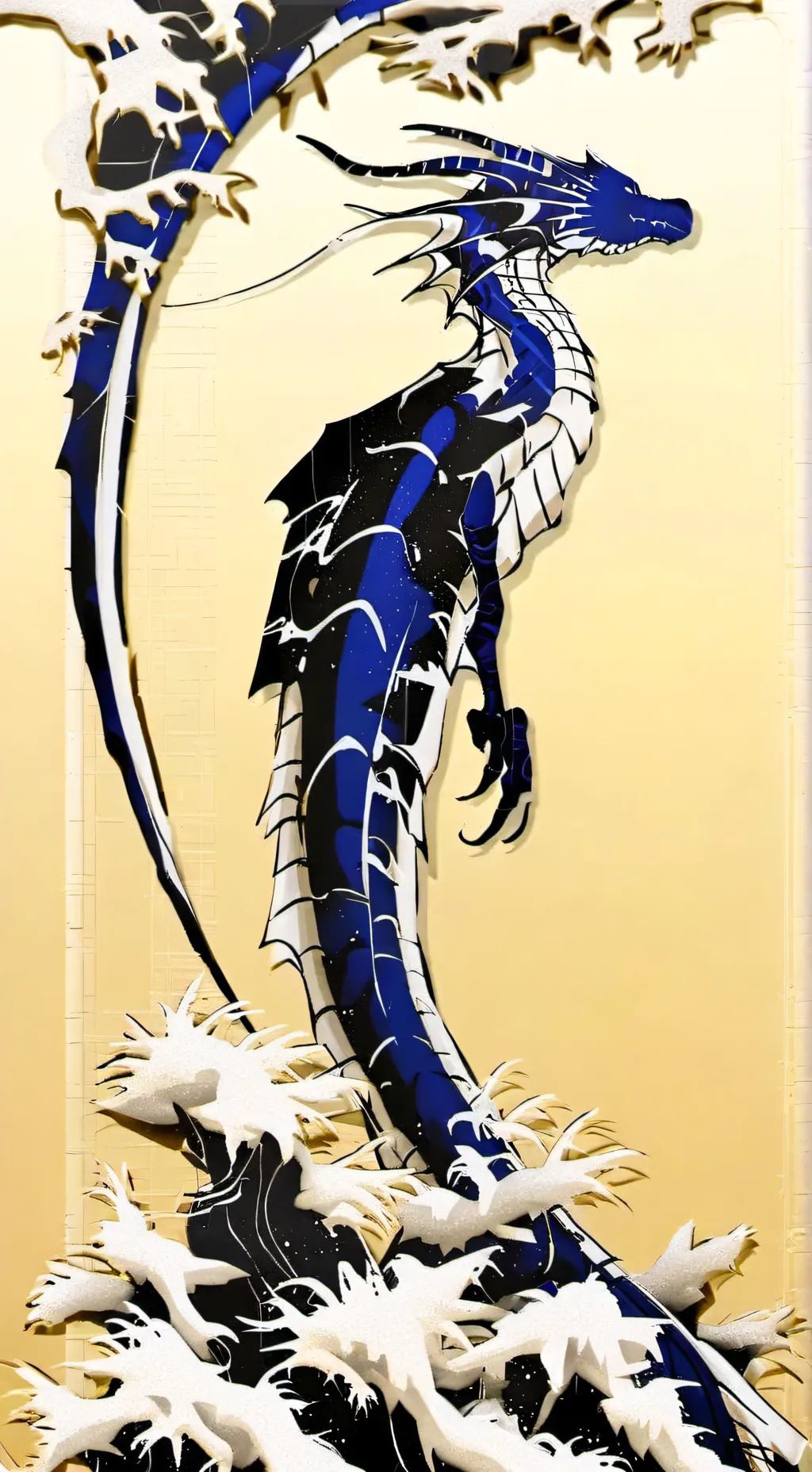 ai character: Cobalt background