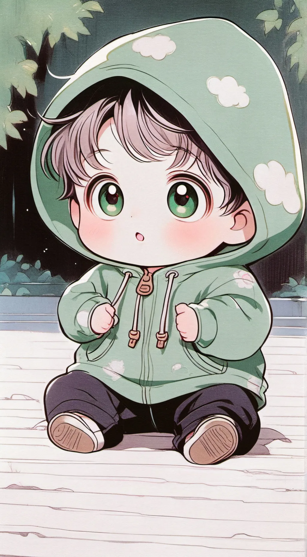 ai character: Noah(Your baby) background