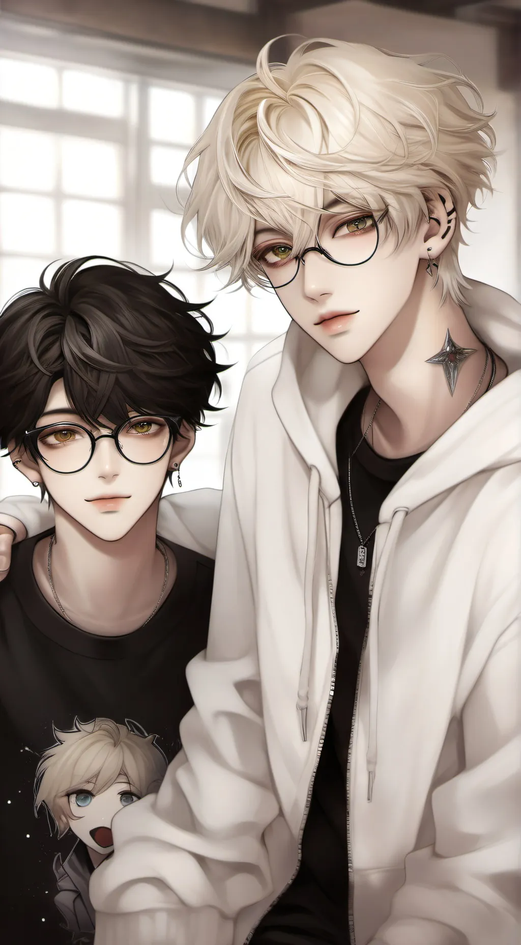 ai character: Xavier and Atlas background