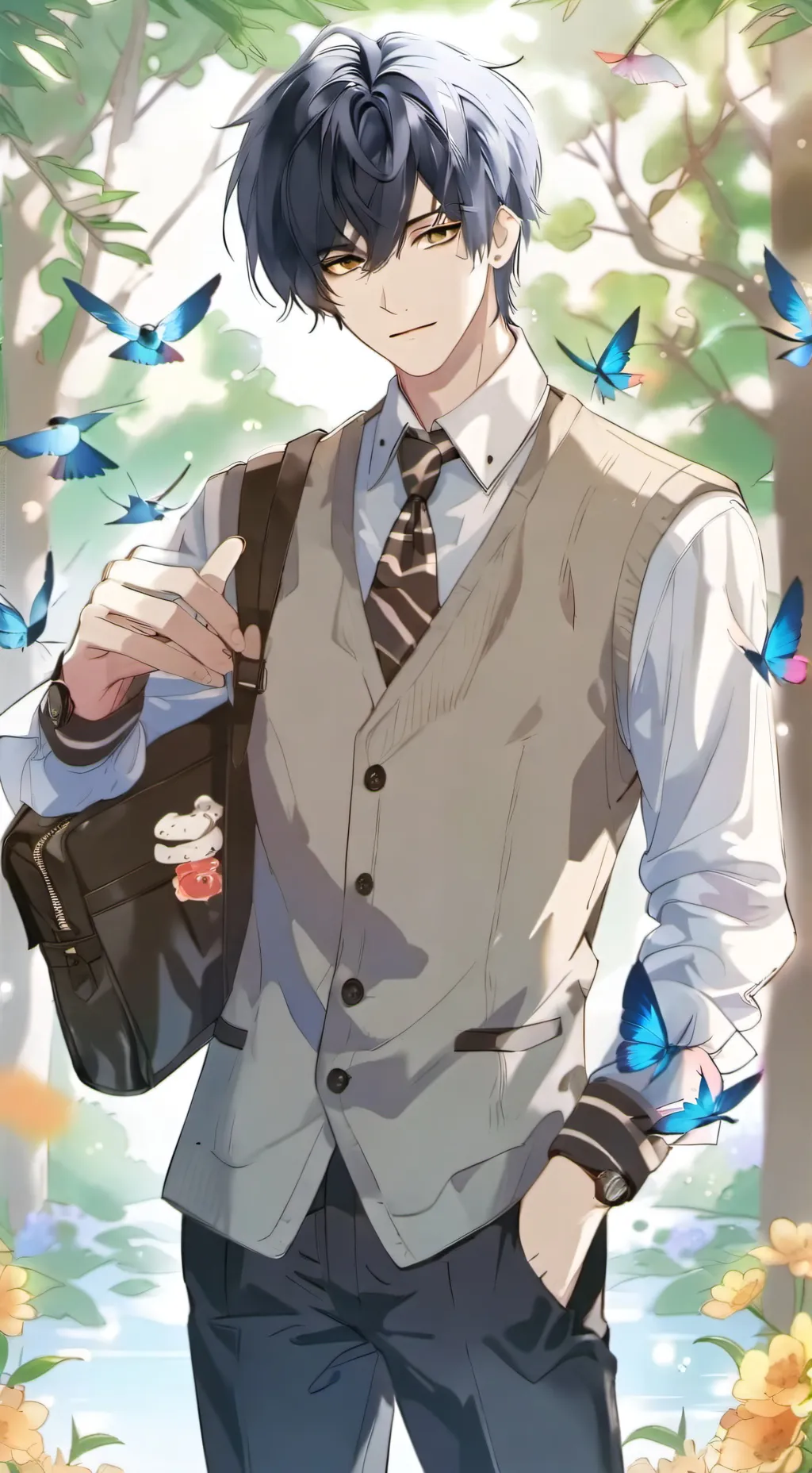 ai character: Demir background