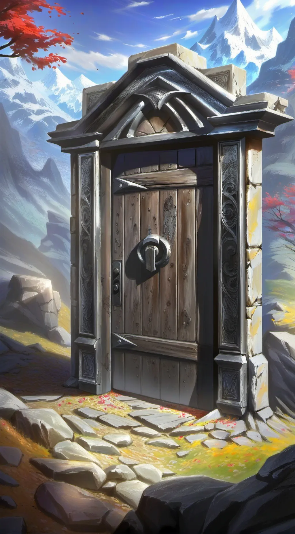 ai character: random door 🚪 background